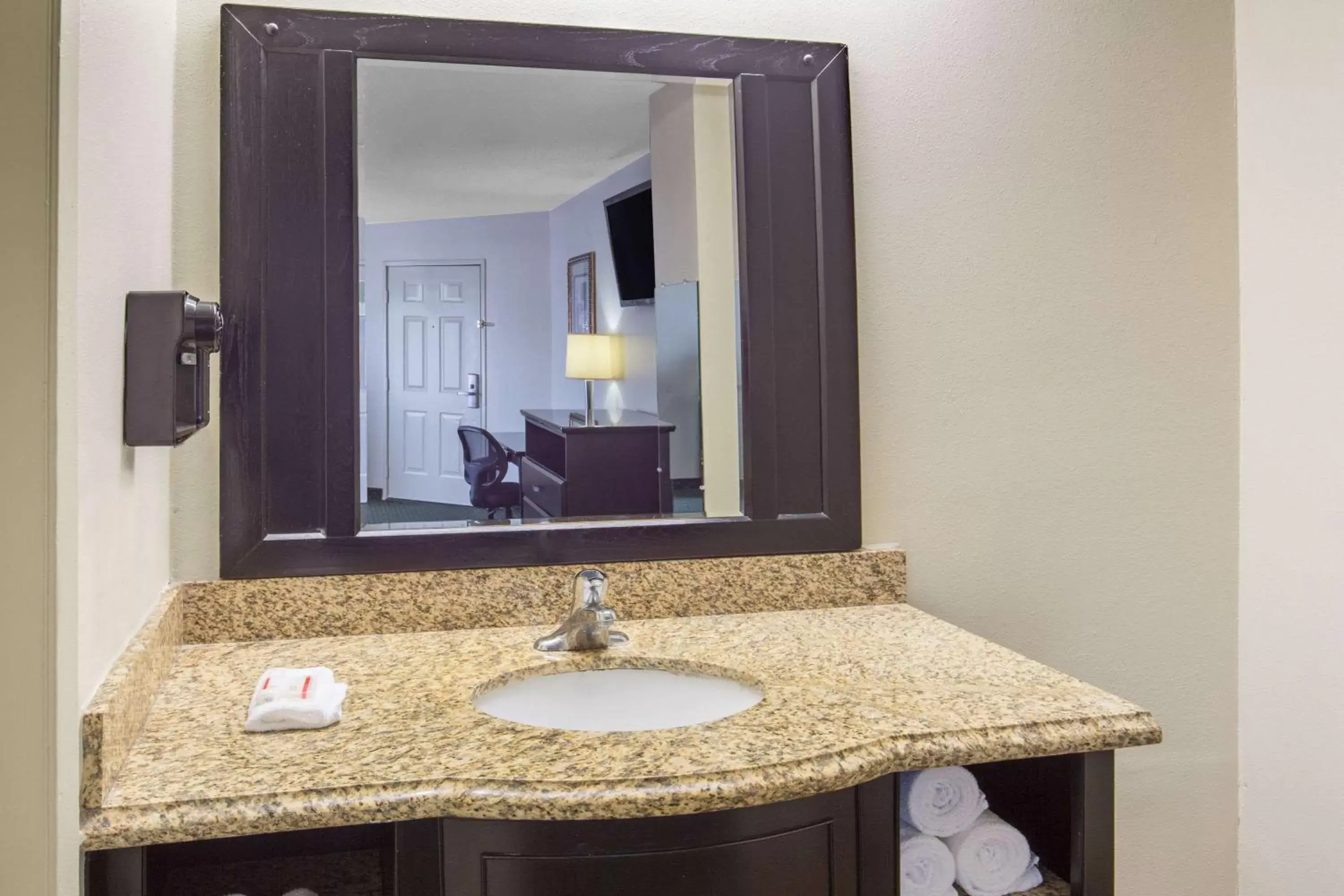 Bathroom in Ramada by Wyndham Ontario