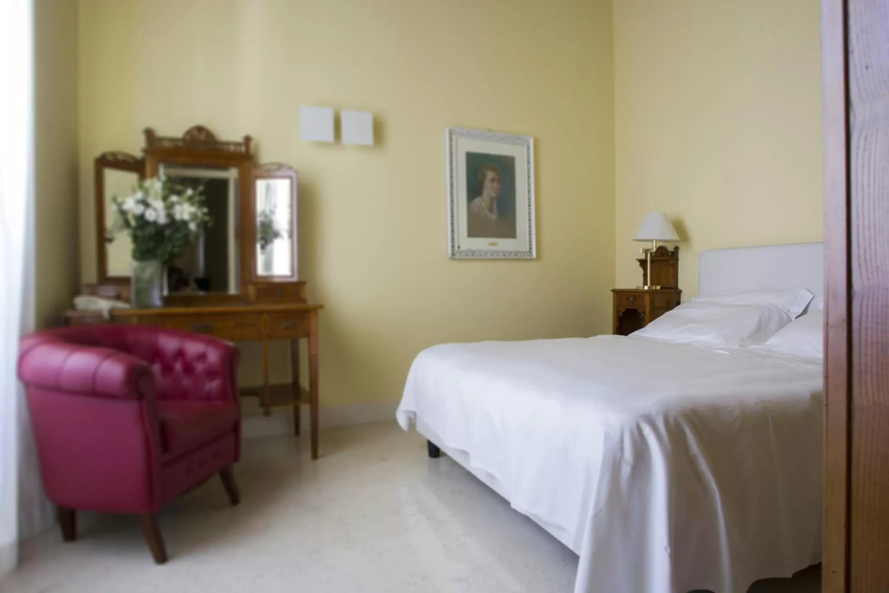 Bed in Hotel Palazzo Brunaccini
