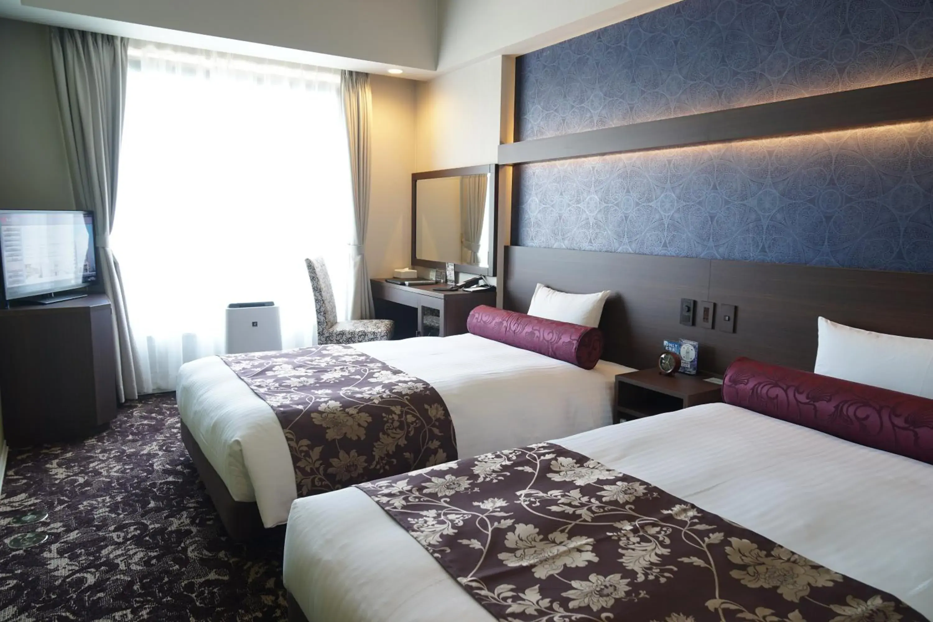 Photo of the whole room, Bed in Hotel WBF Sapporo Chuo