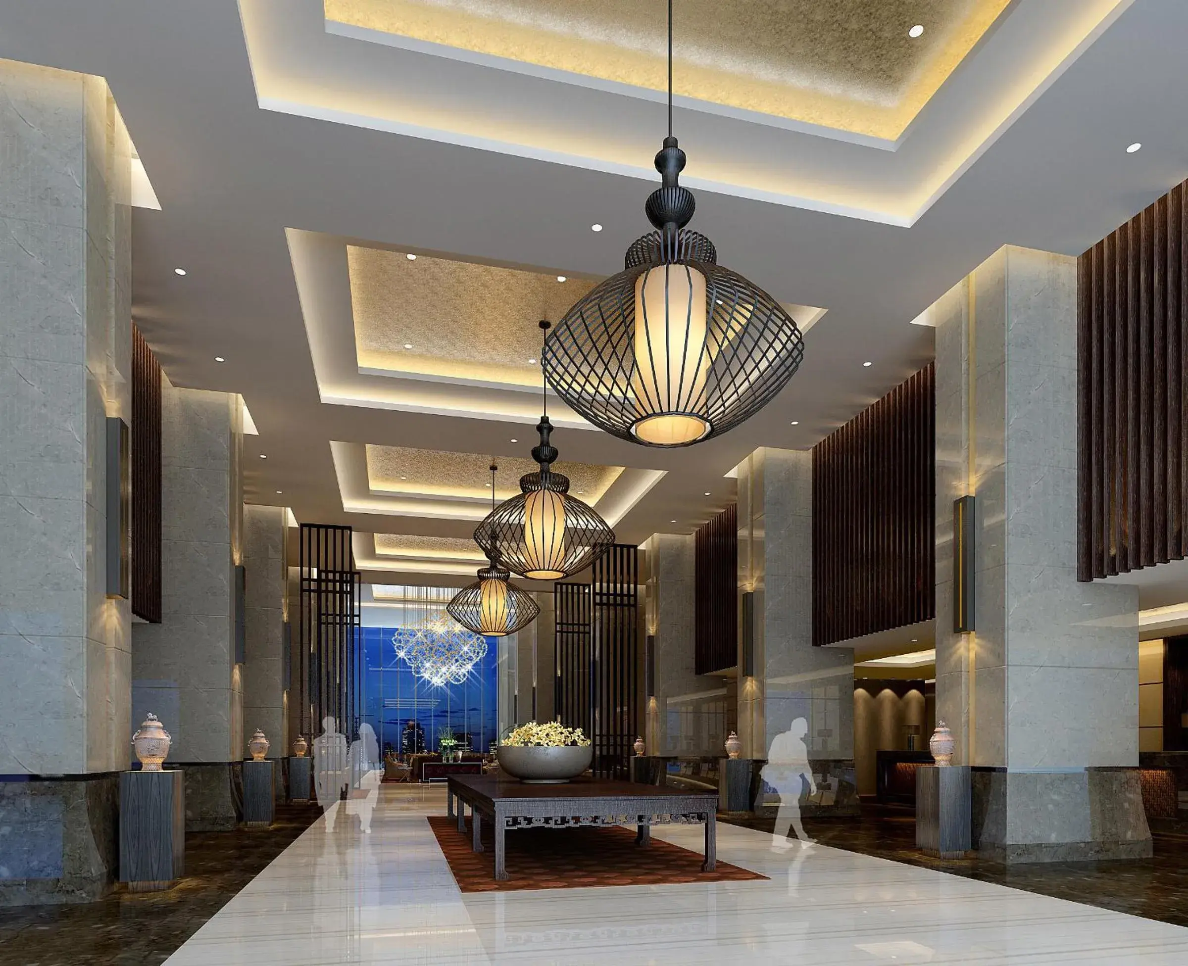 Decorative detail, Lobby/Reception in Crowne Plaza Xuzhou Dalong Lake, an IHG Hotel