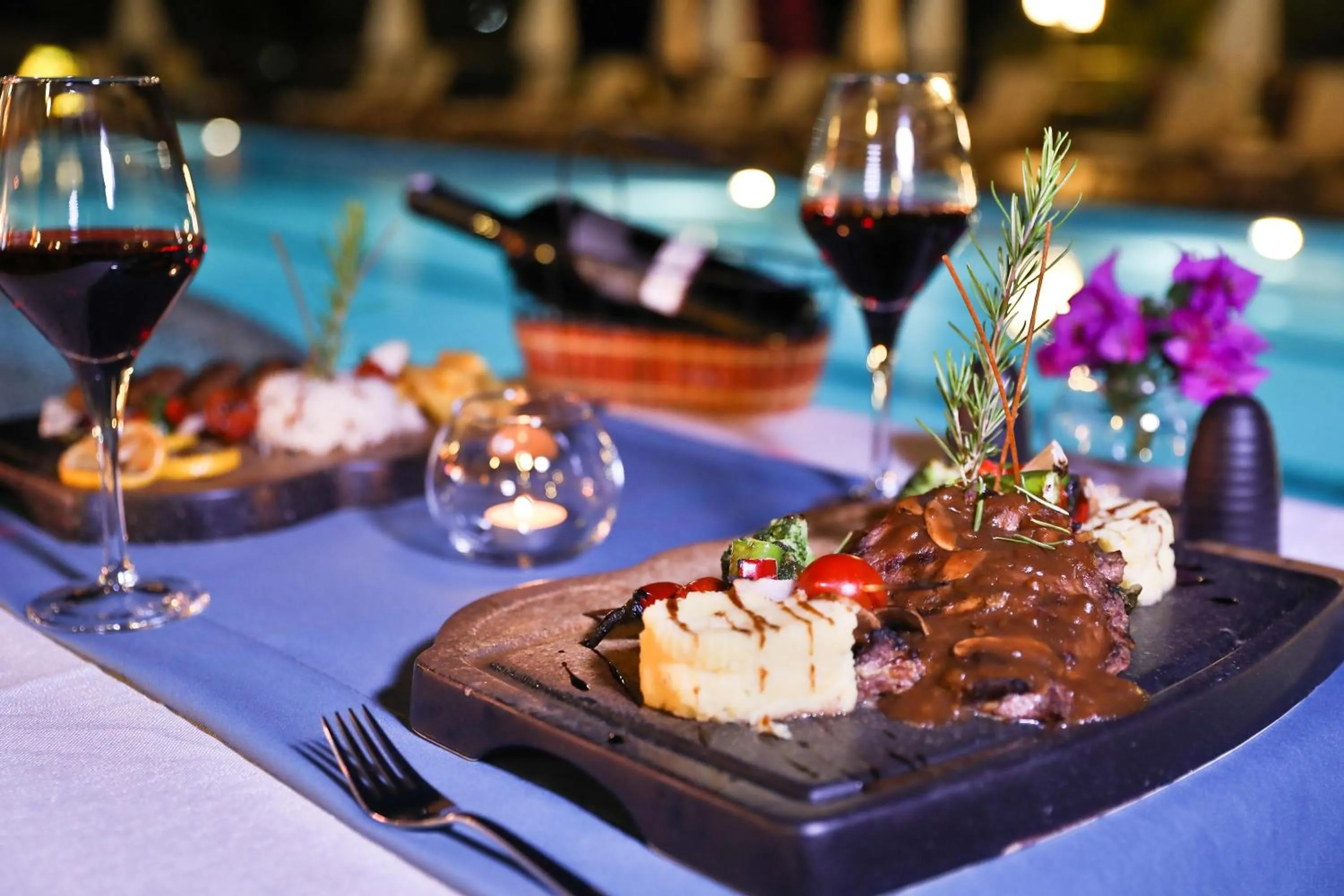 Food and drinks in Happy Hotel Kalkan