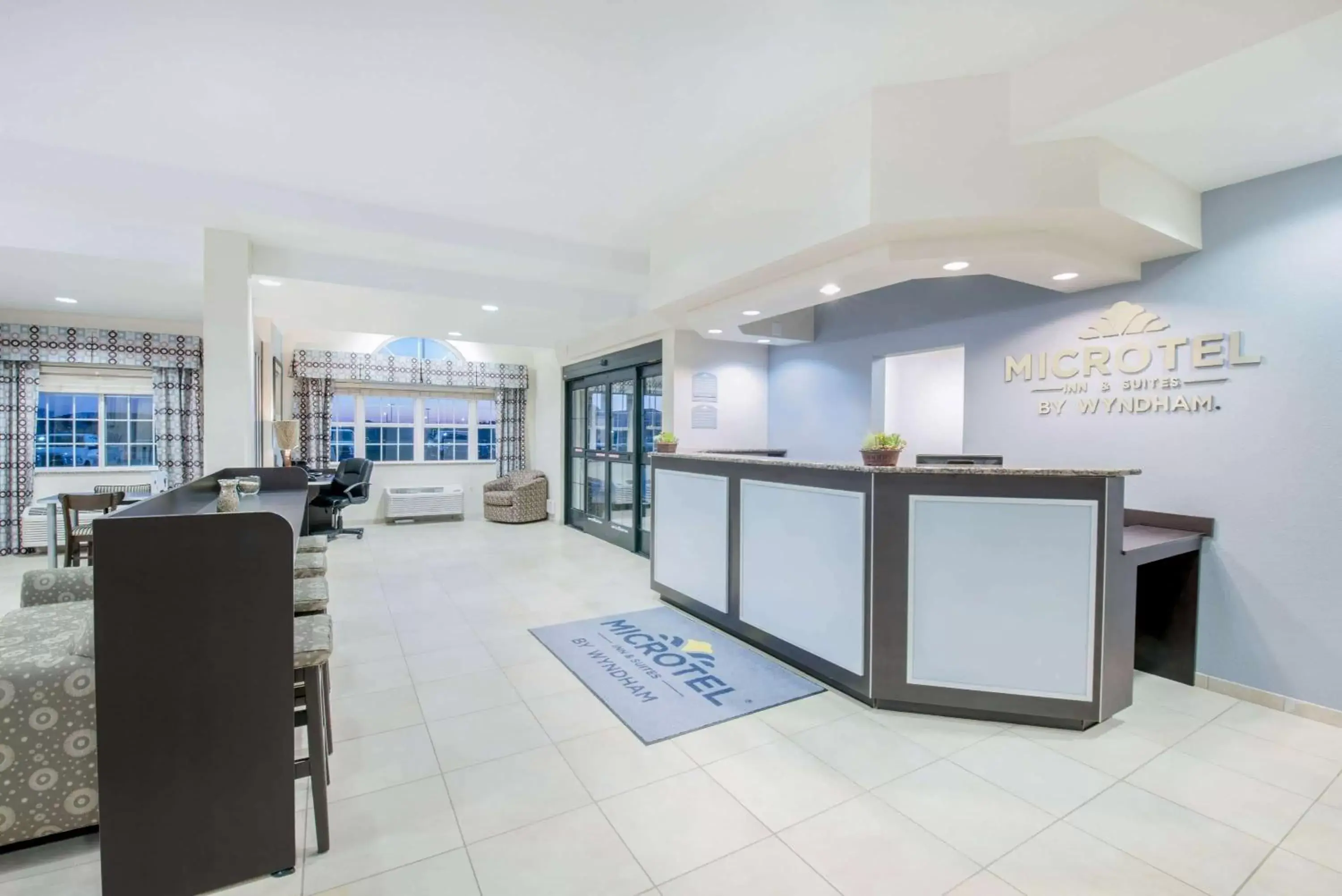 Lobby or reception in Microtel Inn & Suites by Wyndham Stanley Lobby or reception in Microtel Inn & Suites by Wyndham Stanley