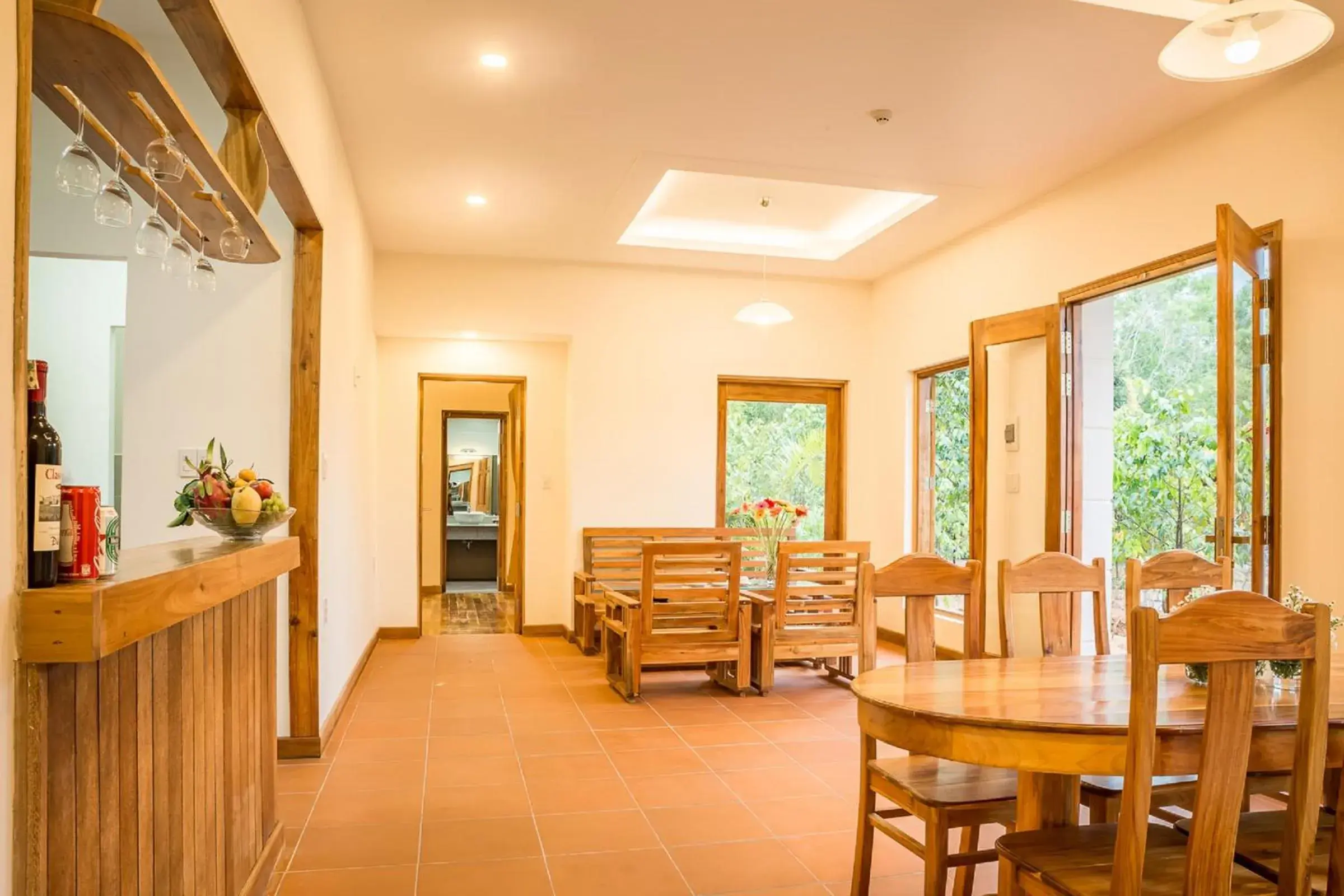 Living room, Dining Area in The Garden House Phu Quoc Resort