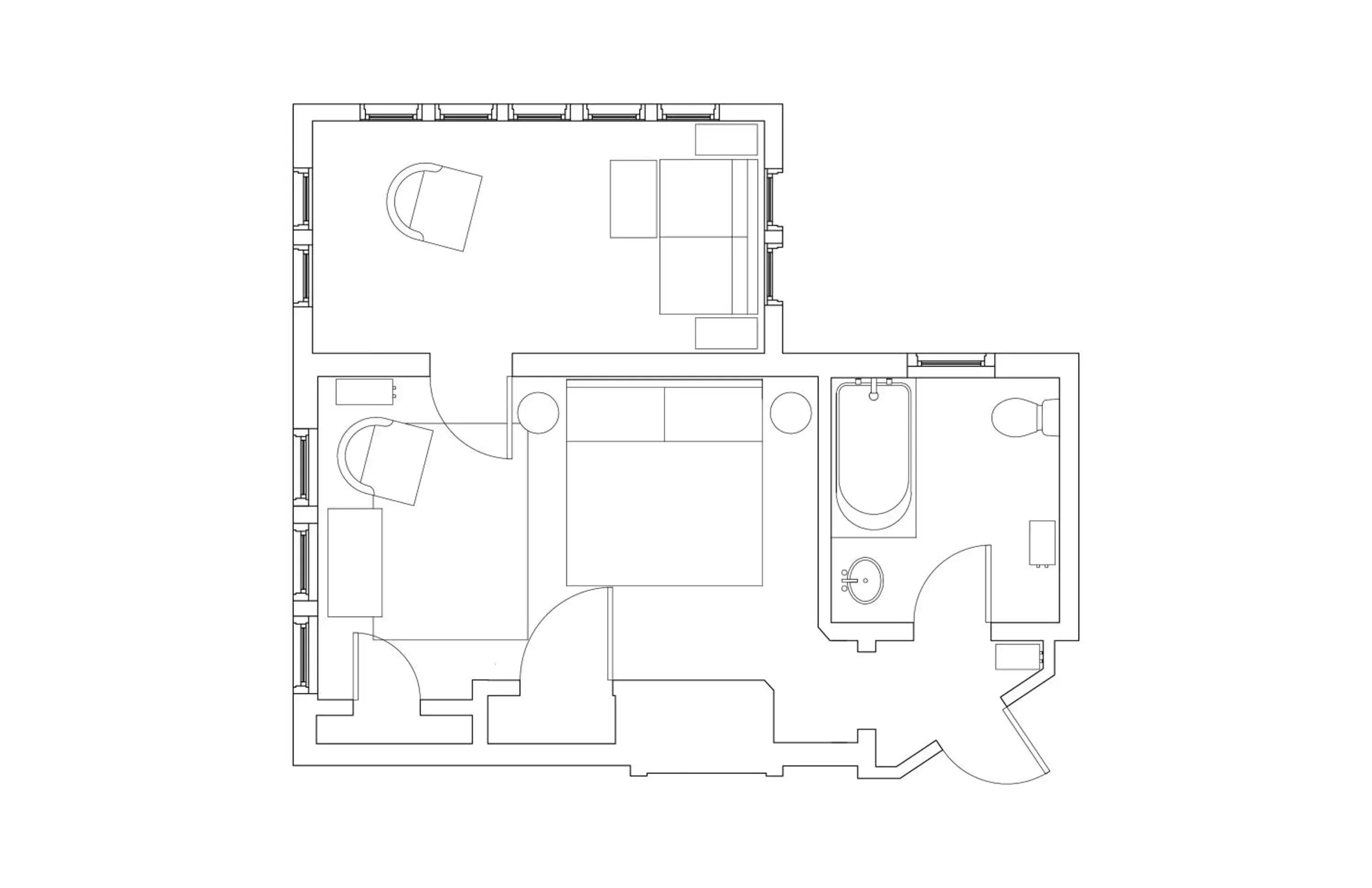 Floor Plan in Blind Tiger Asheville