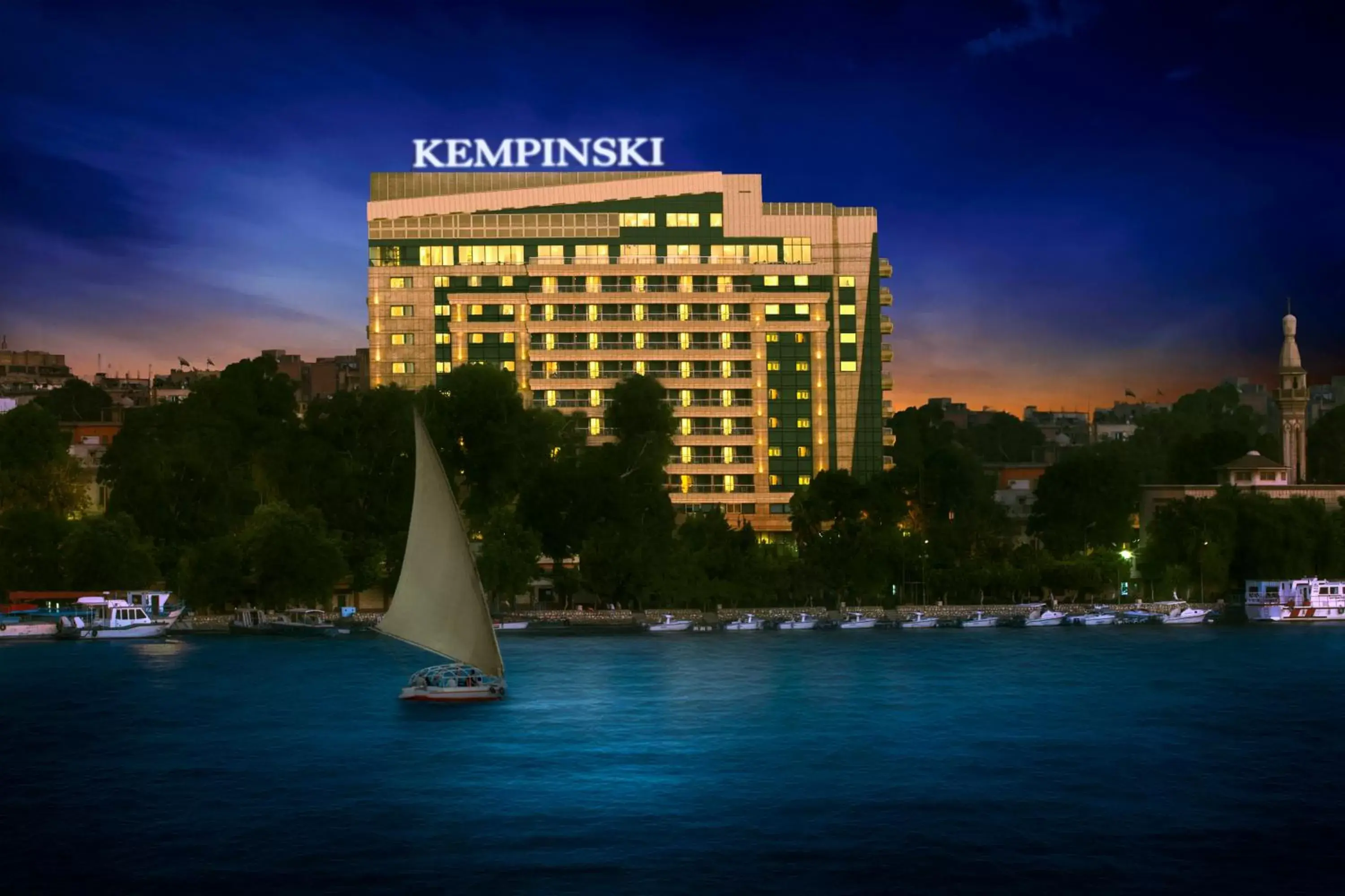 Property building in Kempinski Nile Hotel, Cairo