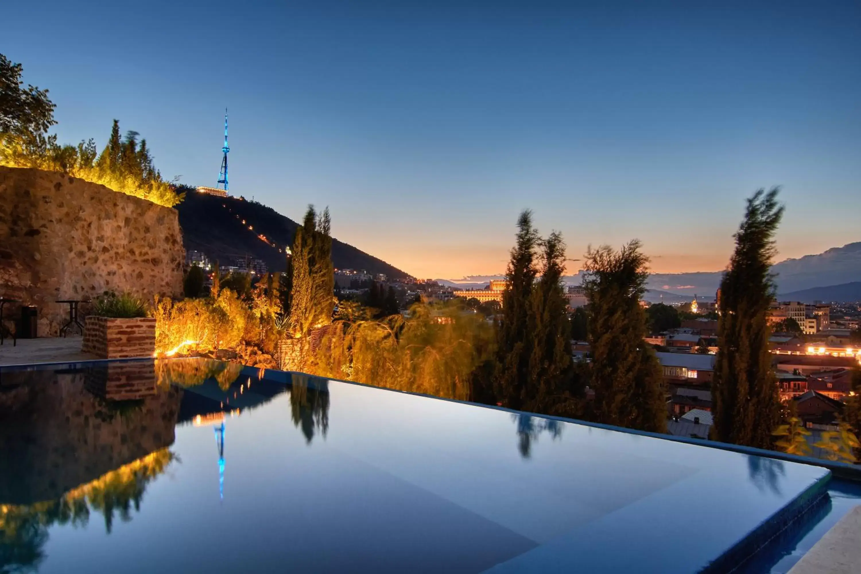 Swimming pool in Castle in Old Town