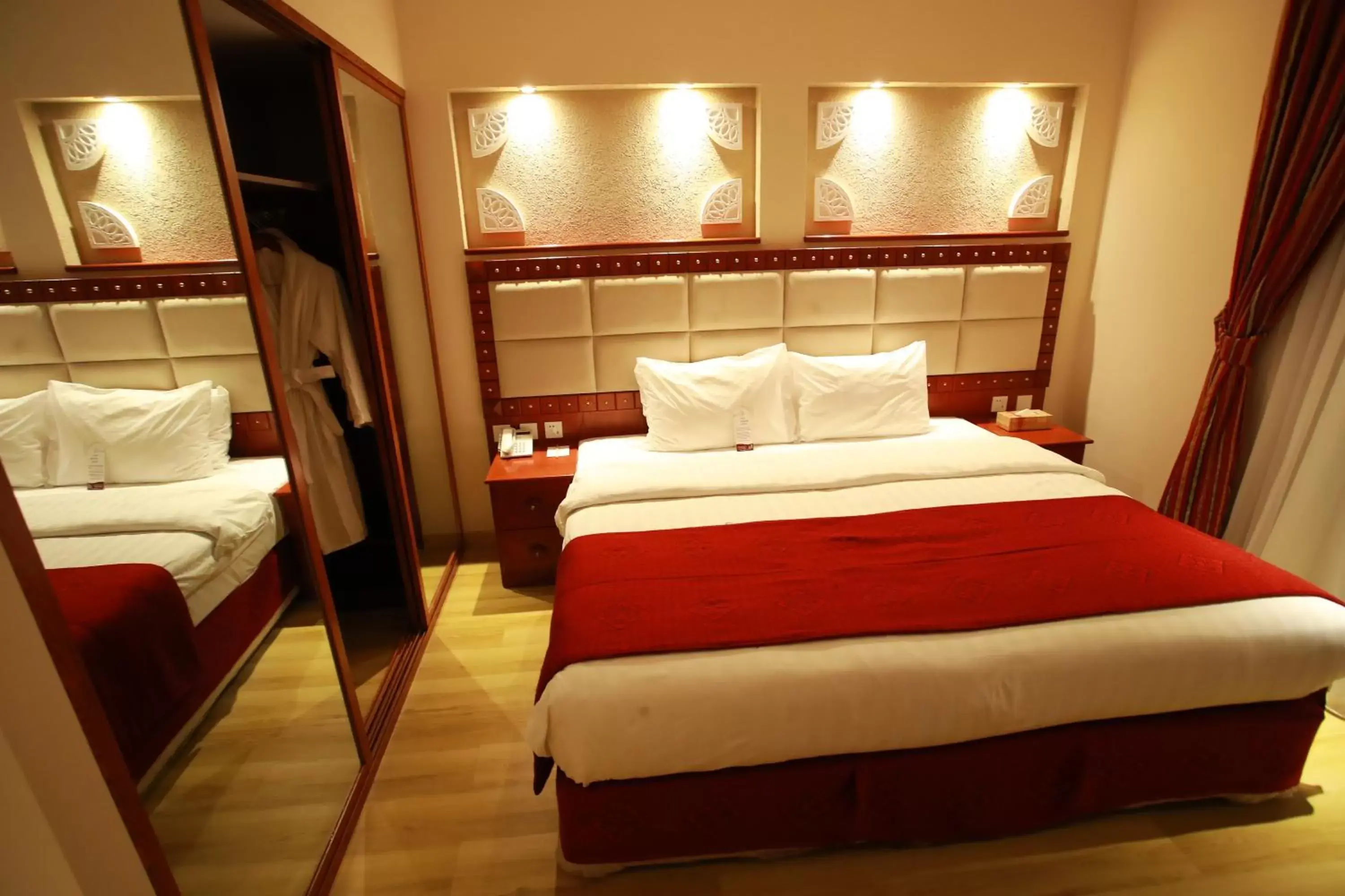 Bed in Al Liwan Suites Rawdat Al Khail