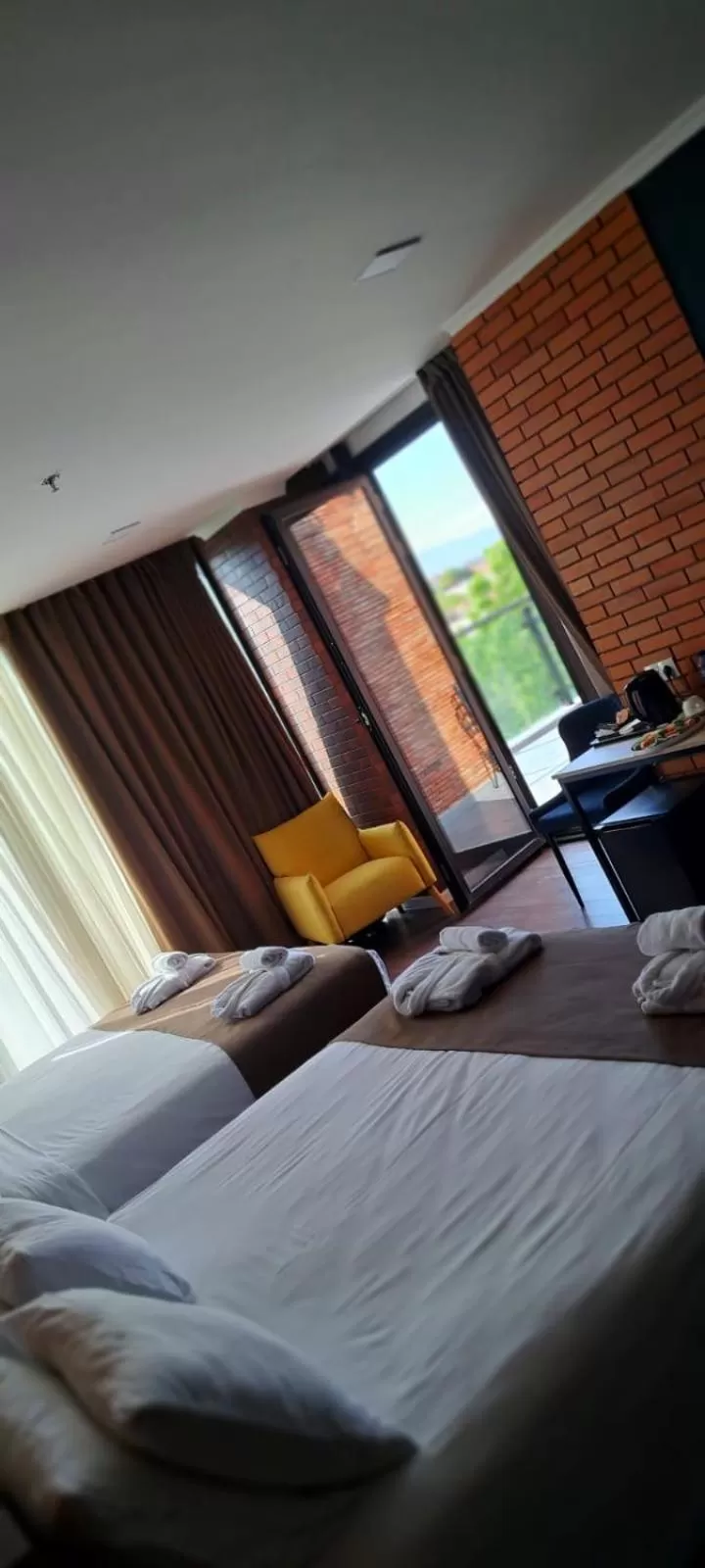 Bed in Bricks Hotel