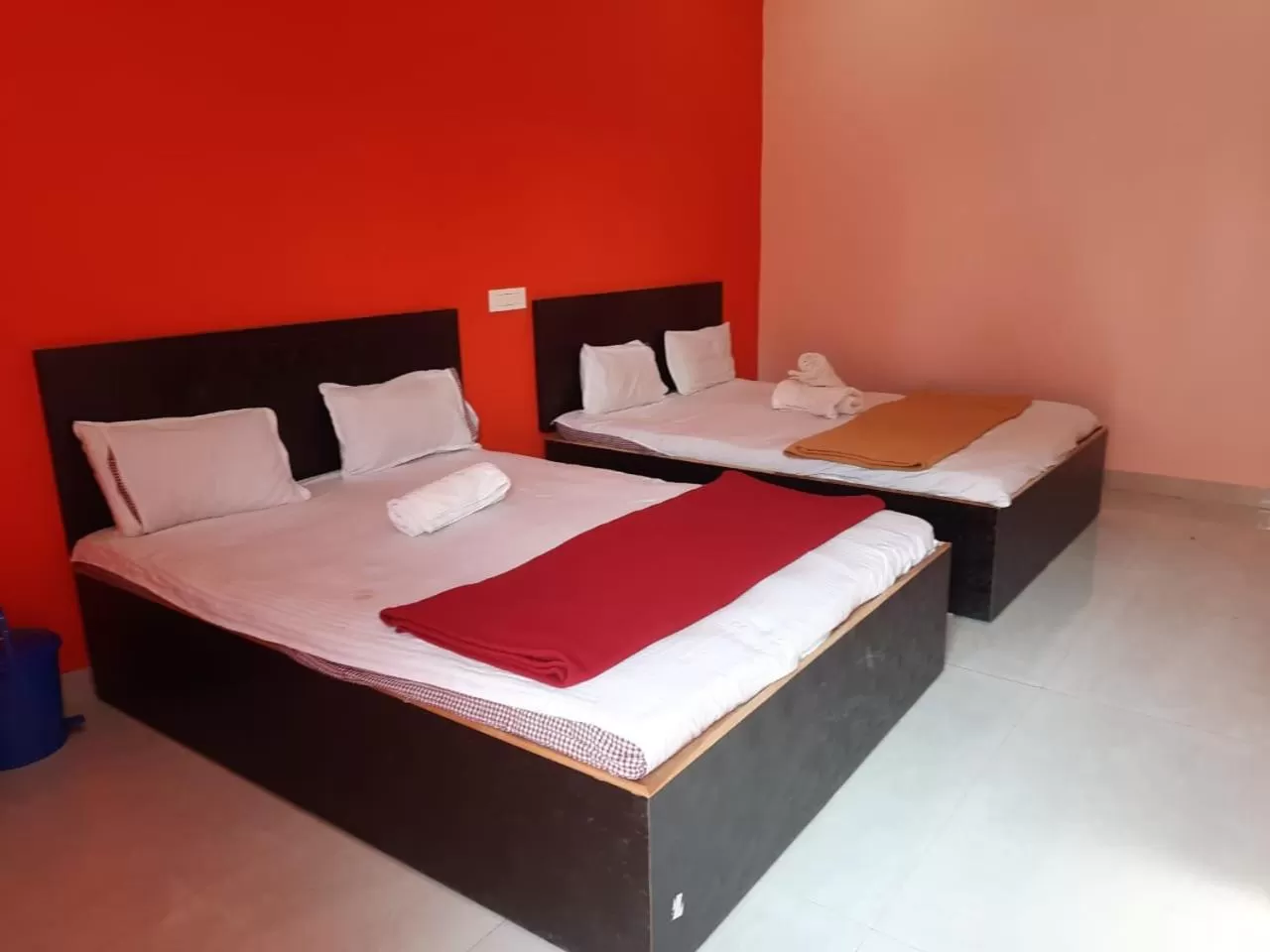 Bed in Hotel Nisarg Lodging And Restaurant