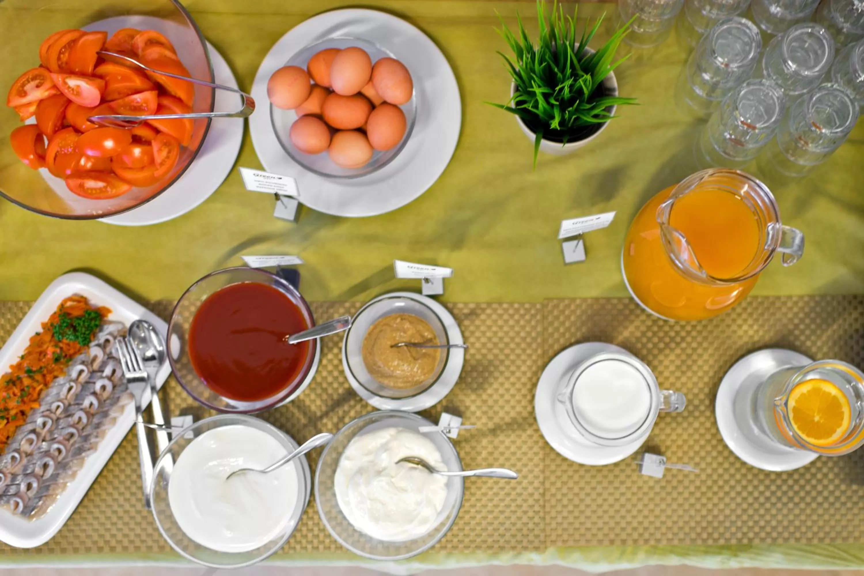 Food in Green Vilnius Hotel