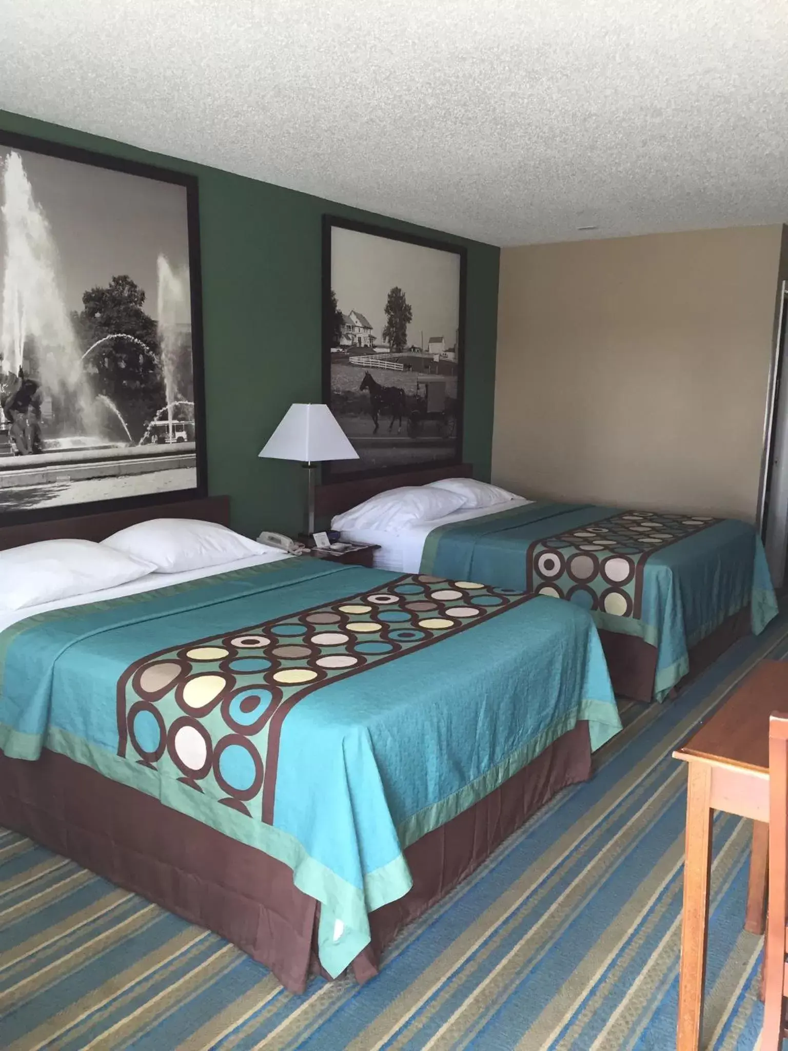 Queen Room with Two Queen Beds - Smoking in Super 8 by Wyndham Greencastle
