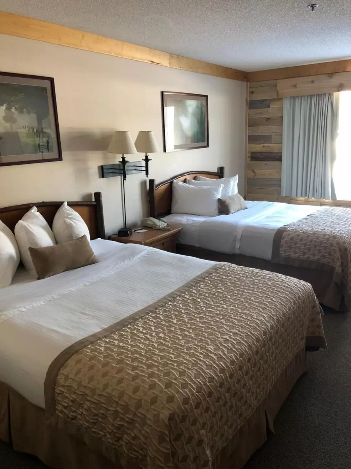 Bed in Flat Creek Lodge Bed in Flat Creek Lodge