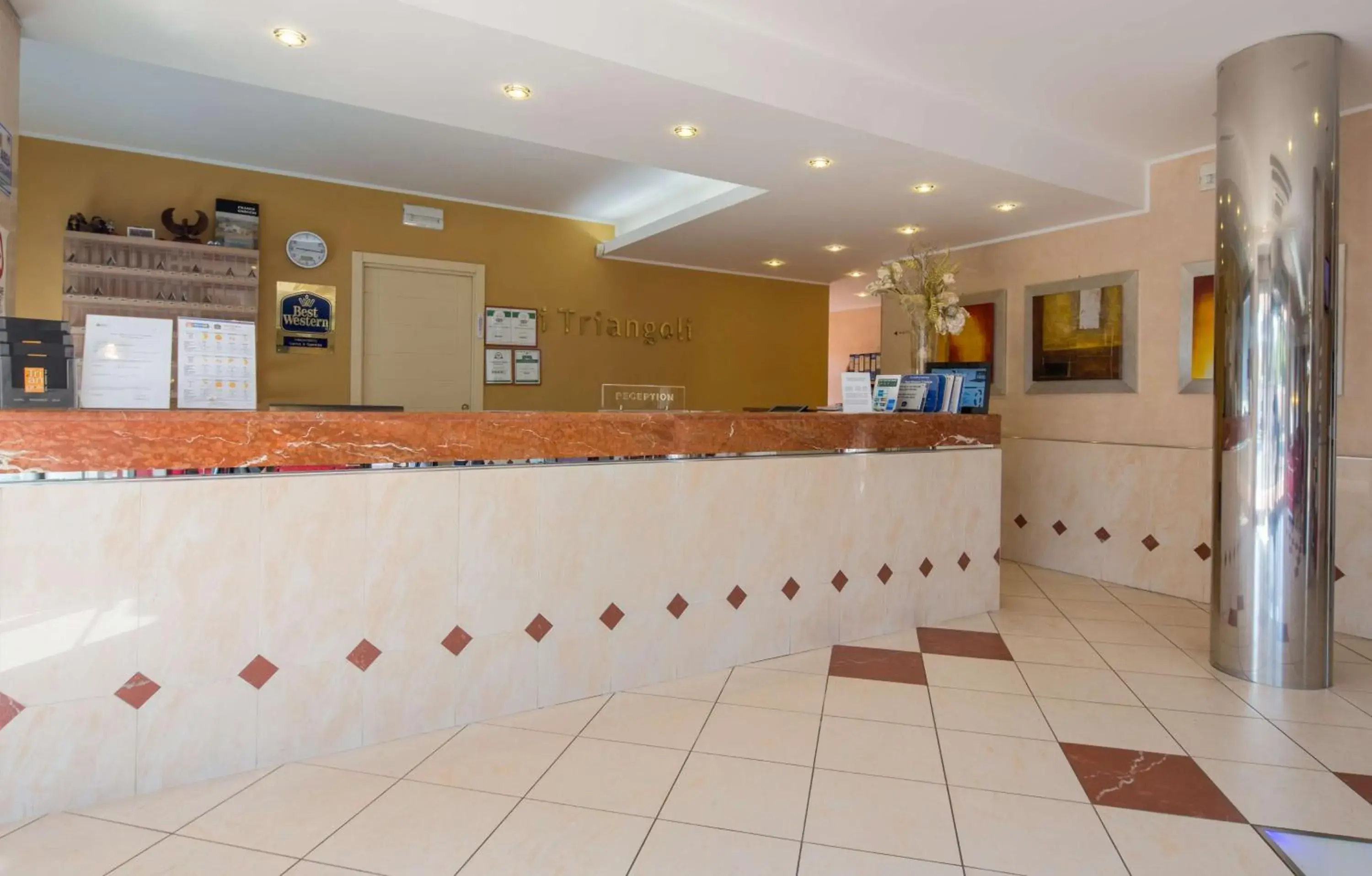Restaurant/places to eat, Lobby/Reception in Best Western Hotel I Triangoli