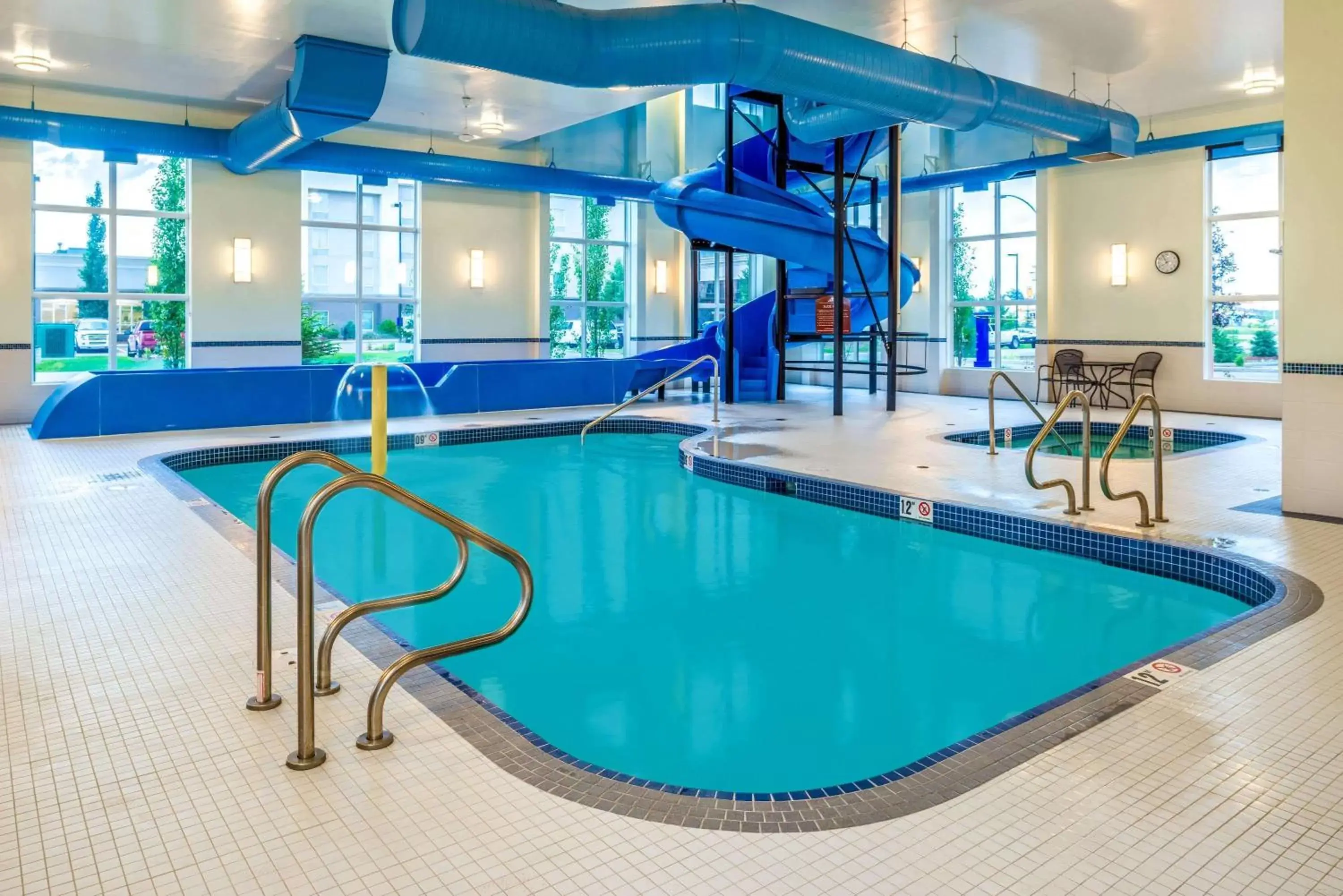 On site, Swimming Pool in Microtel Inn & Suites by Wyndham Red Deer