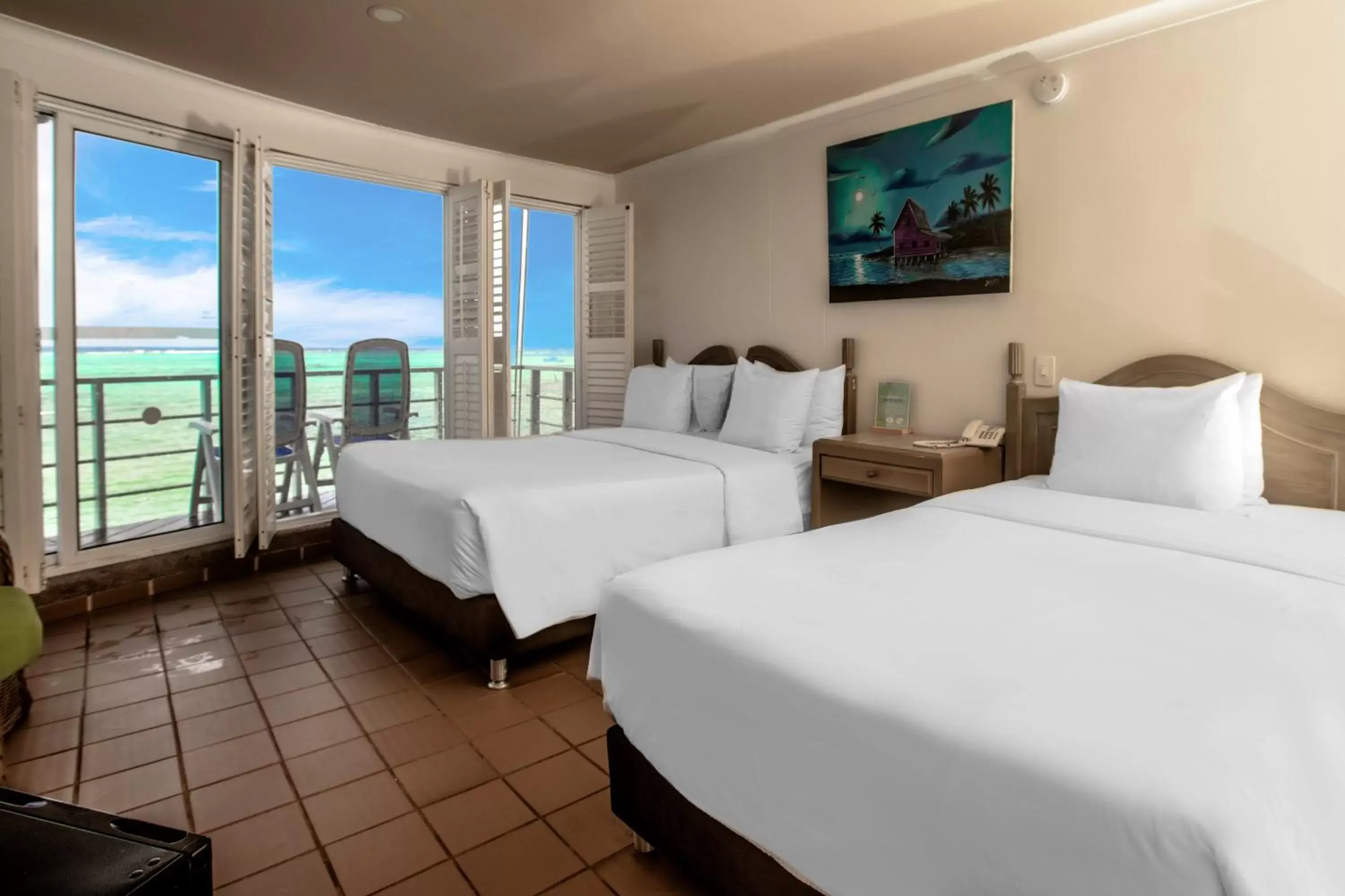 Bed in Decameron Aquarium - All Inclusive