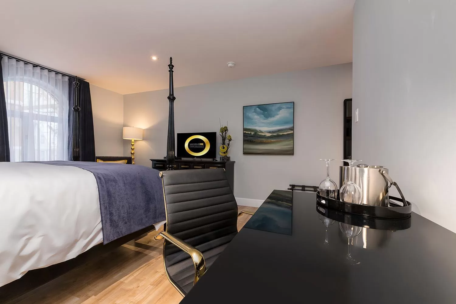 Living room in Maison Otis