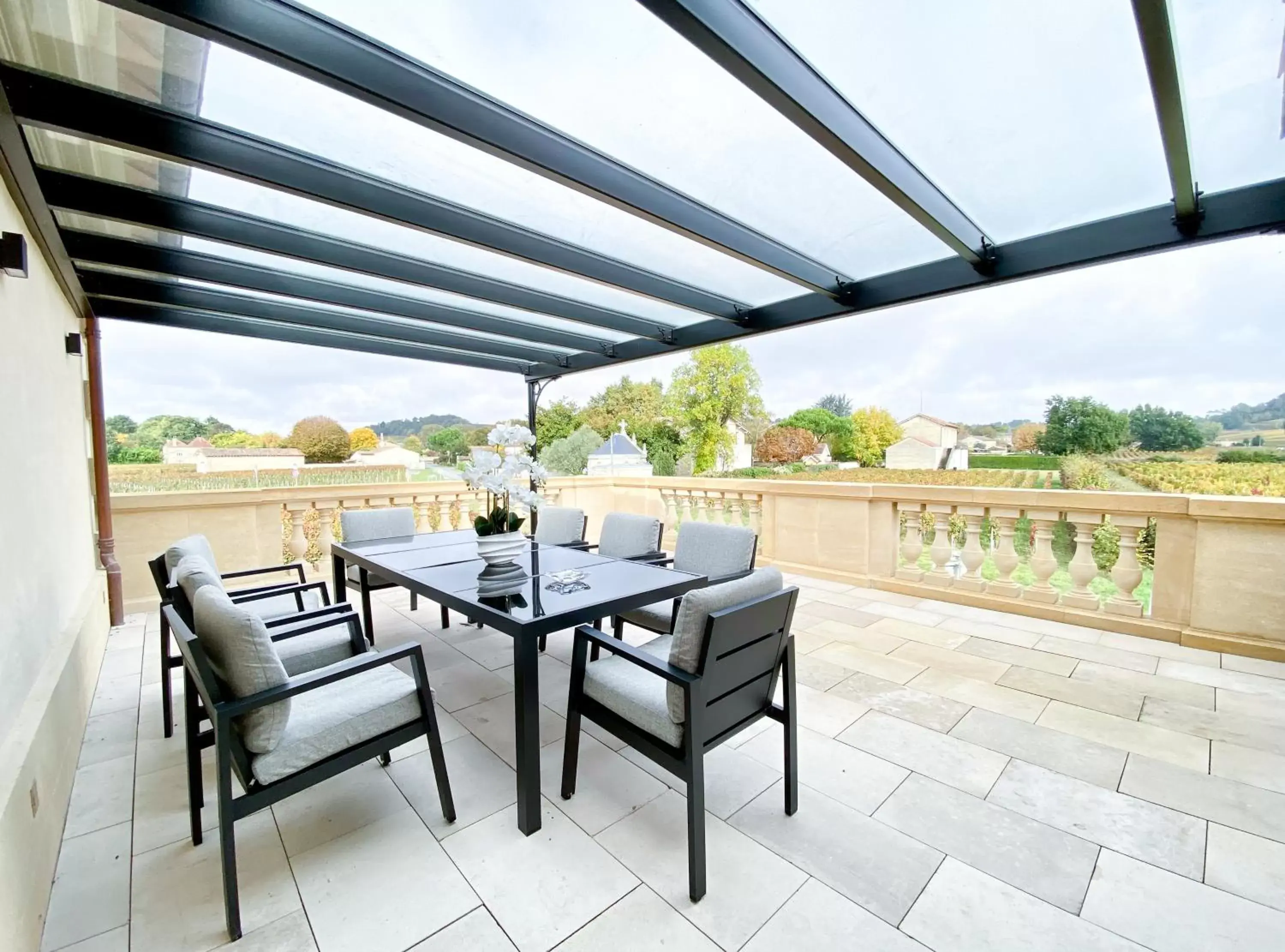 Balcony/Terrace in Petit Monlot - Saint-Emilion