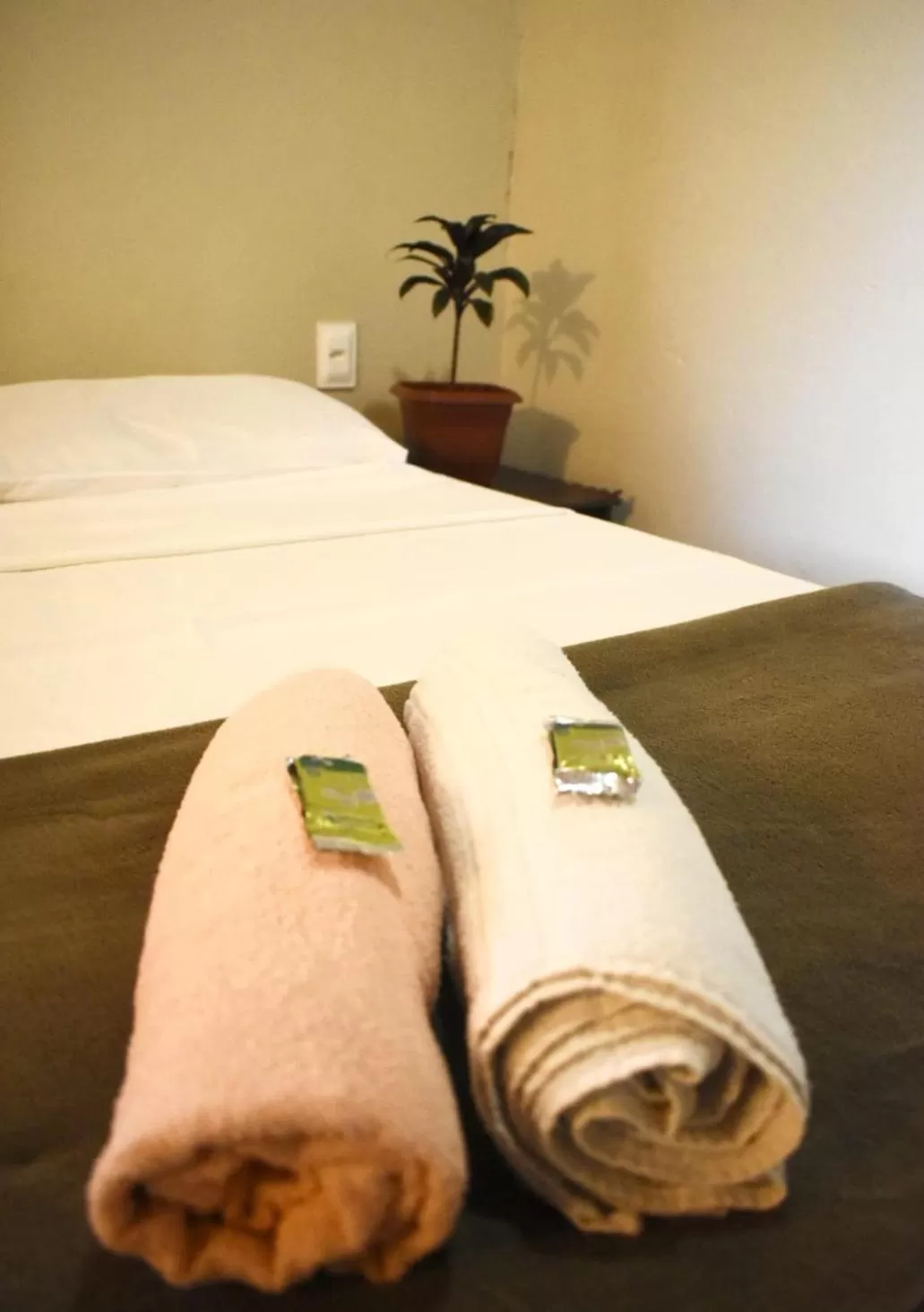 Bed in Pousada La Cabana