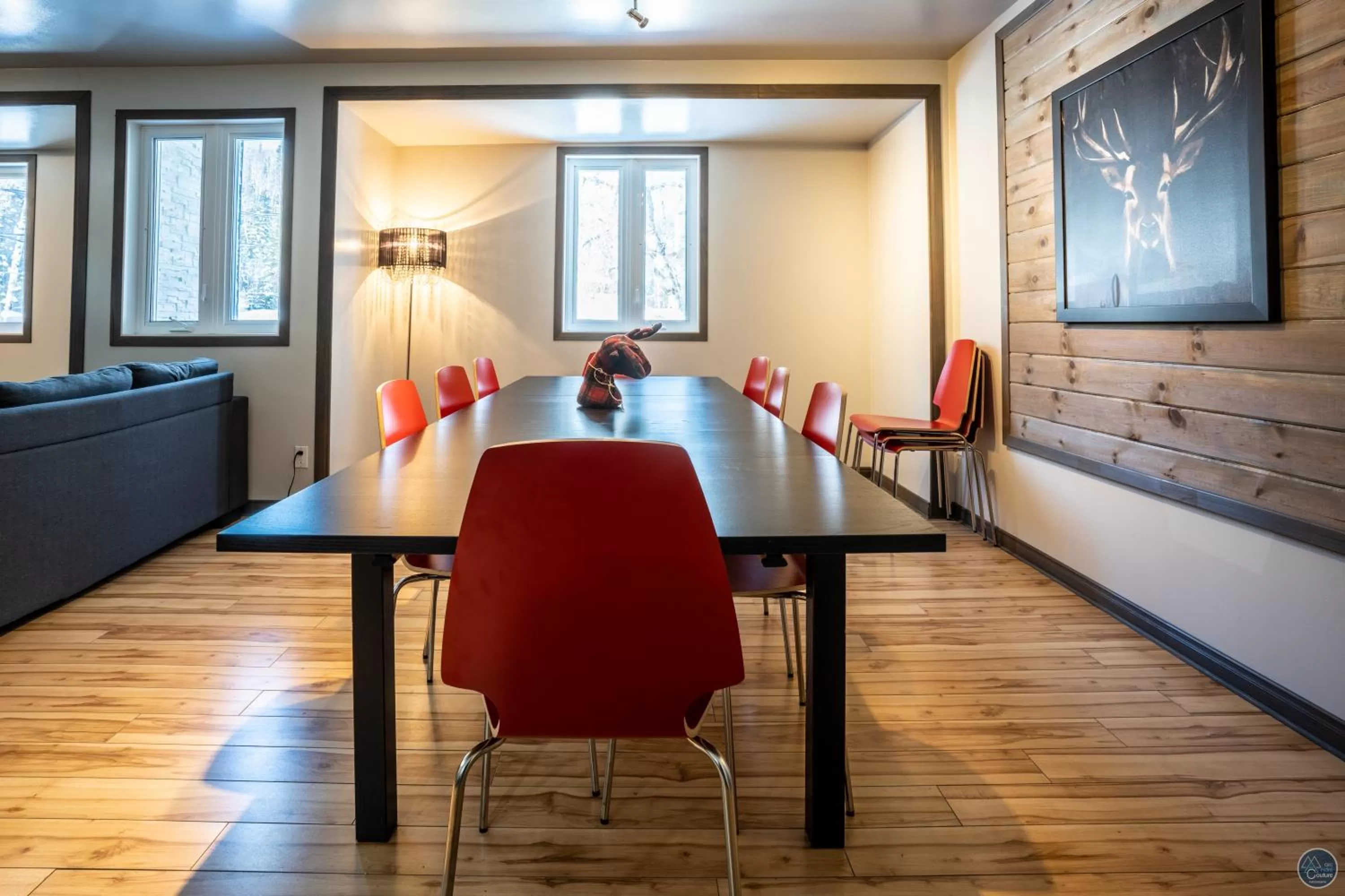 Seating area, Dining Area in Auberge Éva