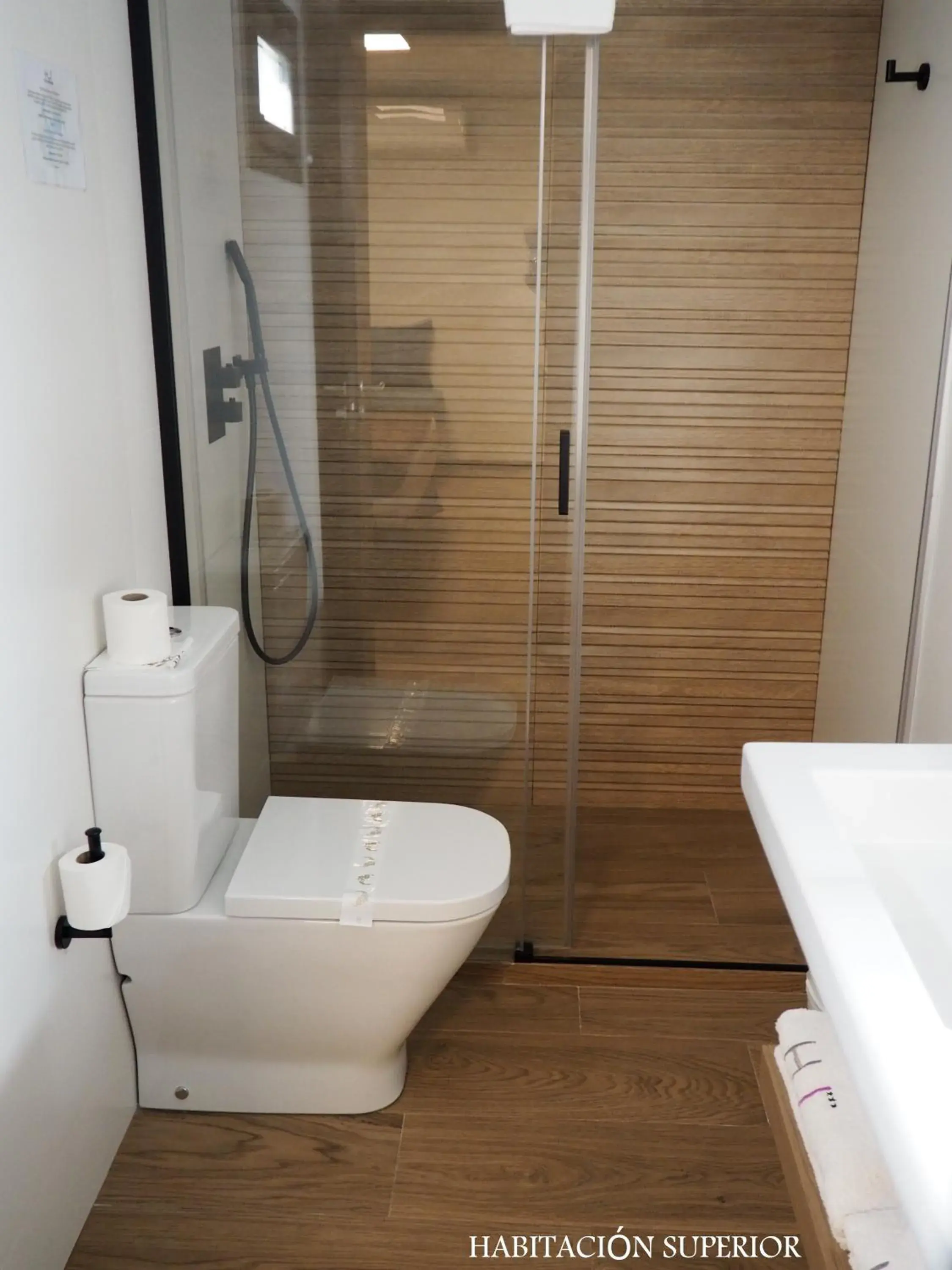 Shower in Hotel Junquera Shower in Hotel Junquera