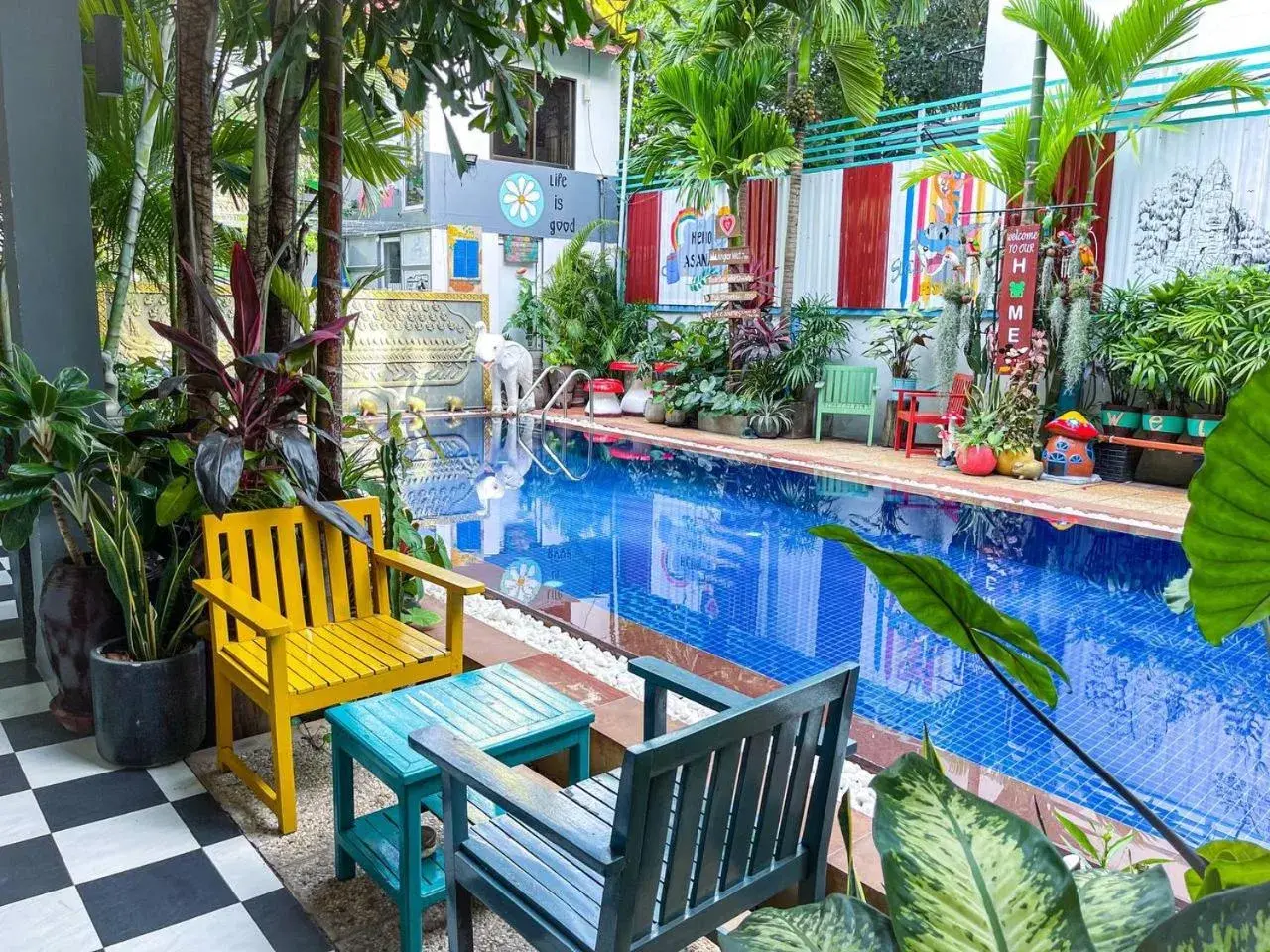 Swimming Pool in Asanak D'Angkor Boutique Hotel