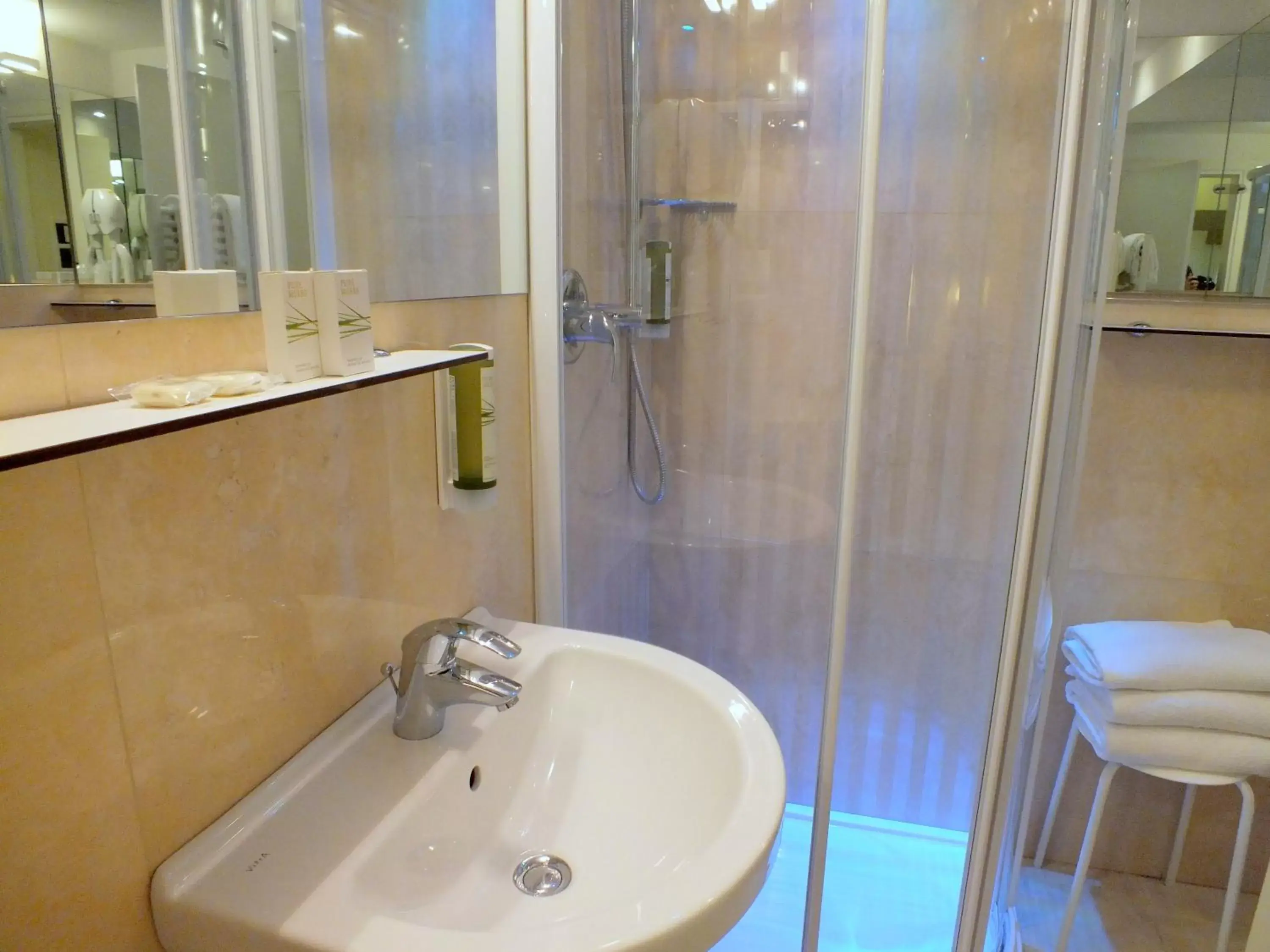 Bathroom in Leone Hotel