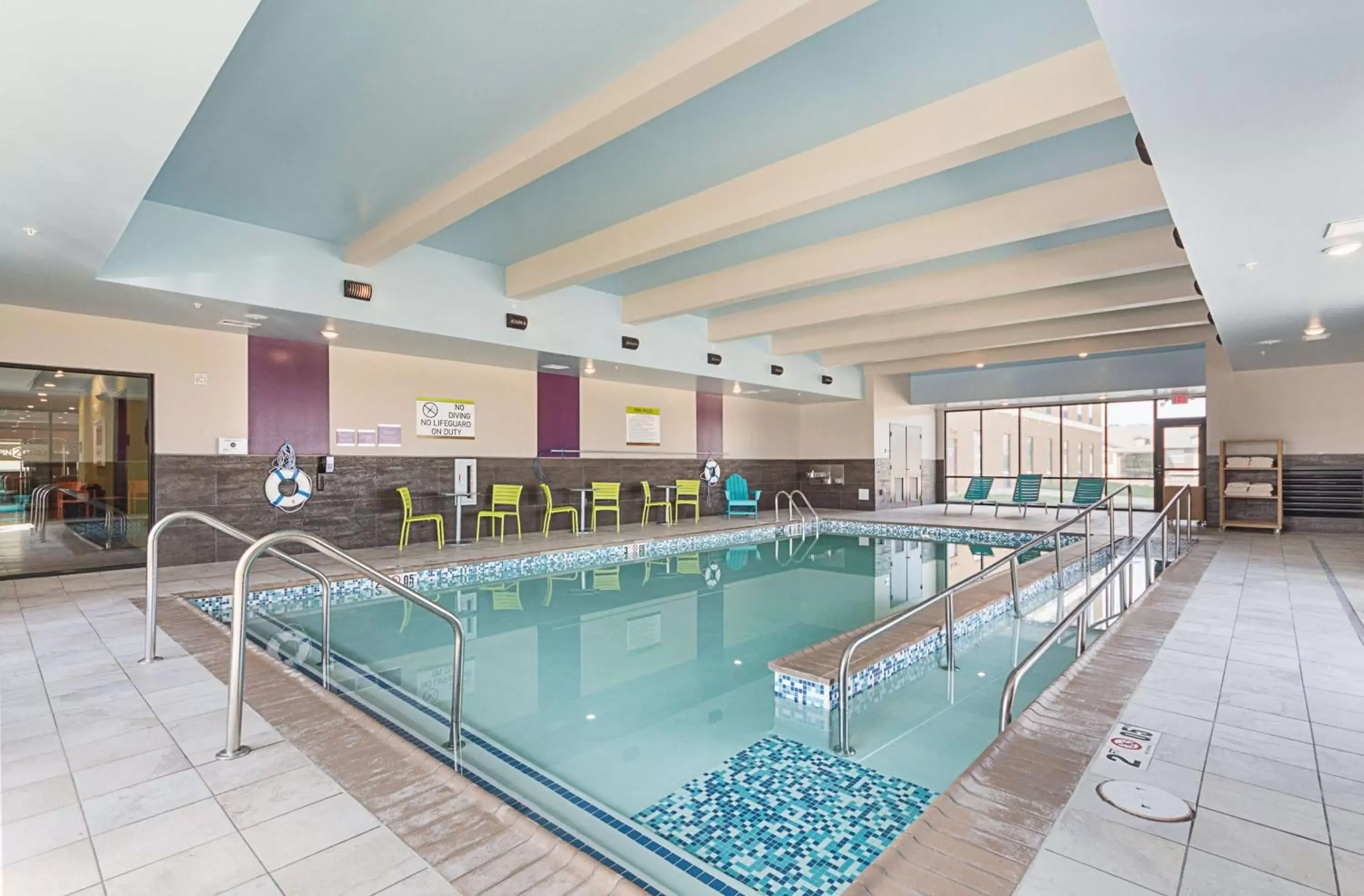 Pool view in Home2 Suites By Hilton Oklahoma City Yukon Pool view in Home2 Suites By Hilton Oklahoma City Yukon