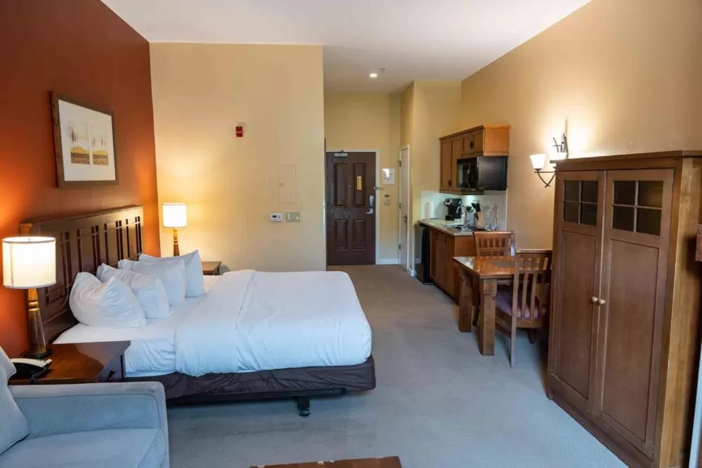 Bed in The Appalachian at Mountain Creek