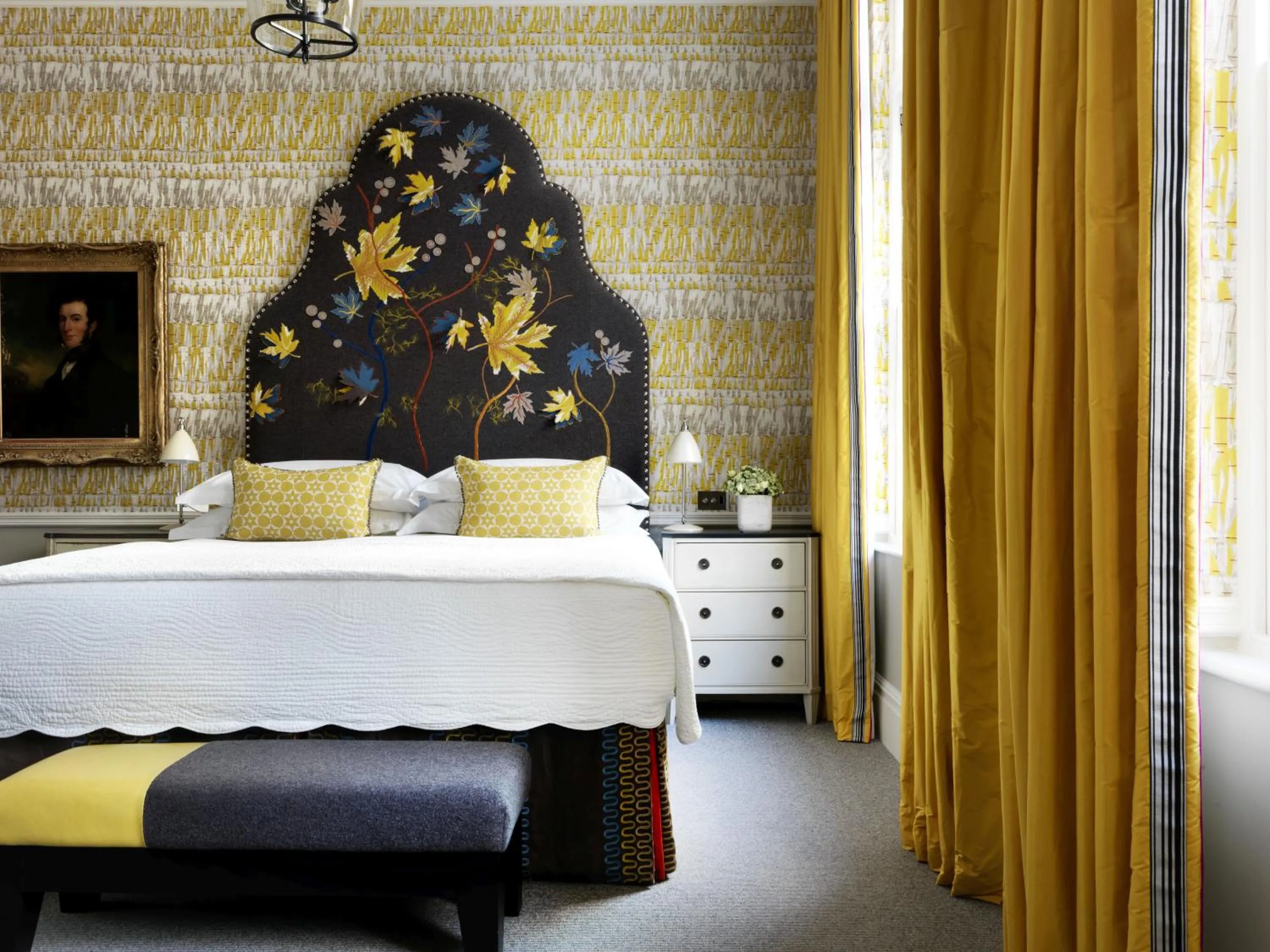 Bed in Covent Garden Hotel, Firmdale Hotels
