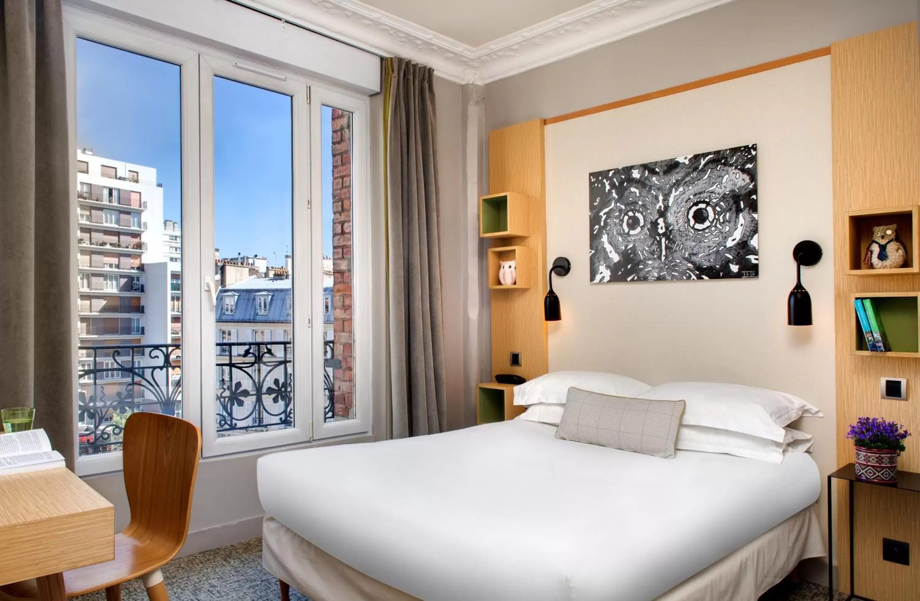 Bedroom, Bed in Chouette Hotel