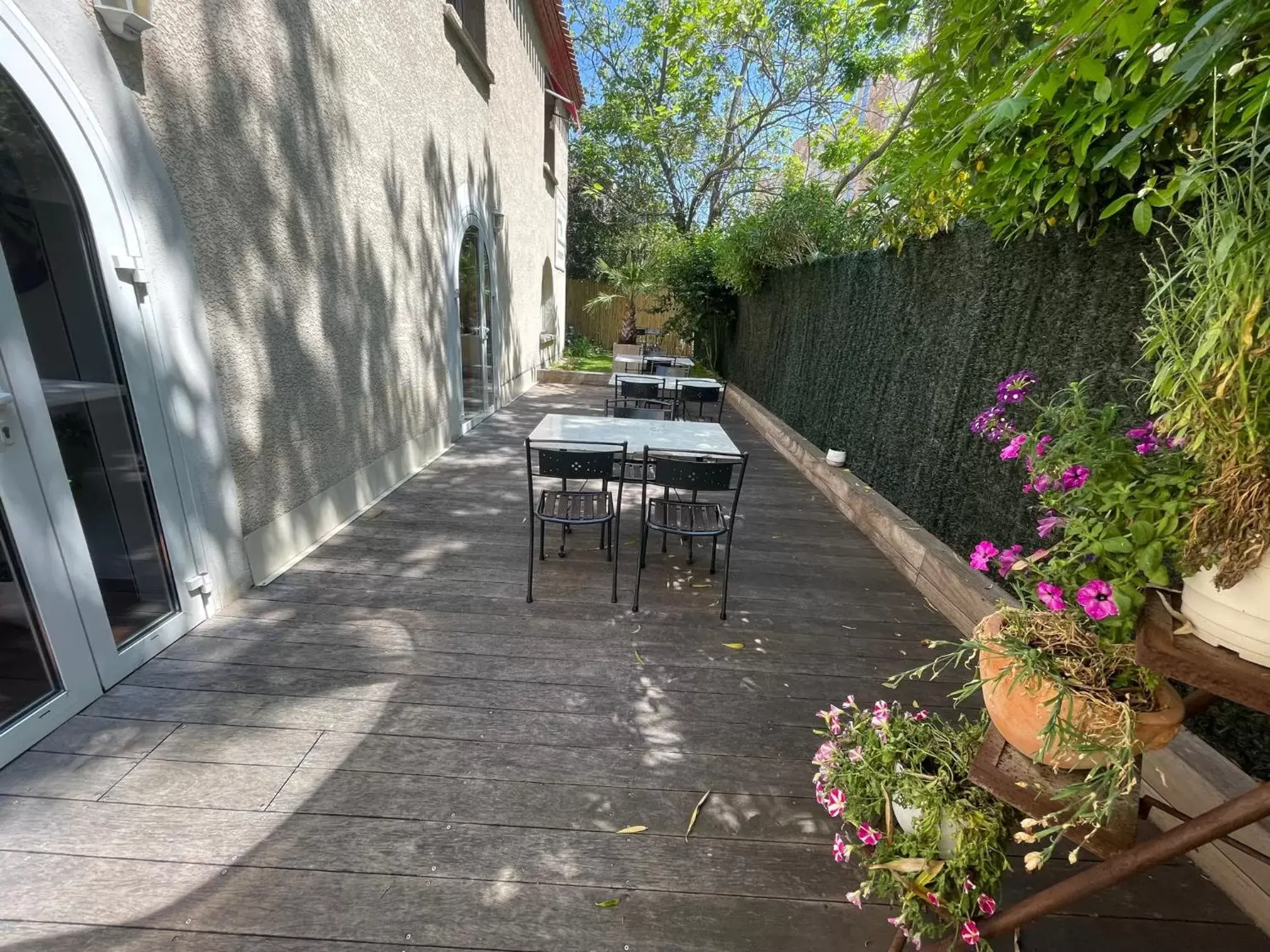 Balcony/Terrace, Patio/Outdoor Area in Hôtel Ulysse Montpellier Centre