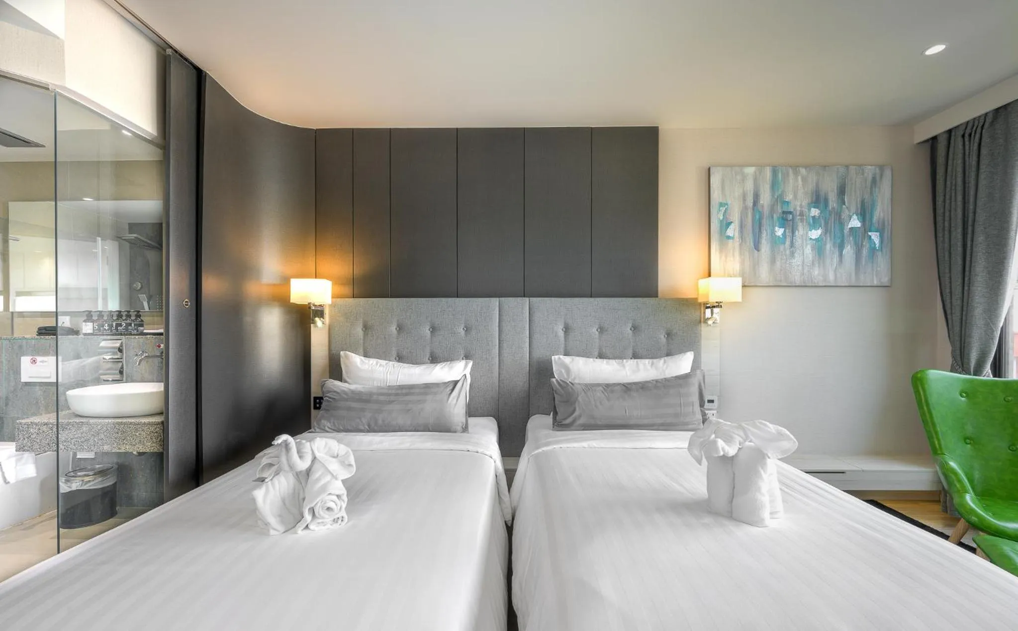 Bedroom, Bed in Zenseana Resort & Spa - Patong, Phuket