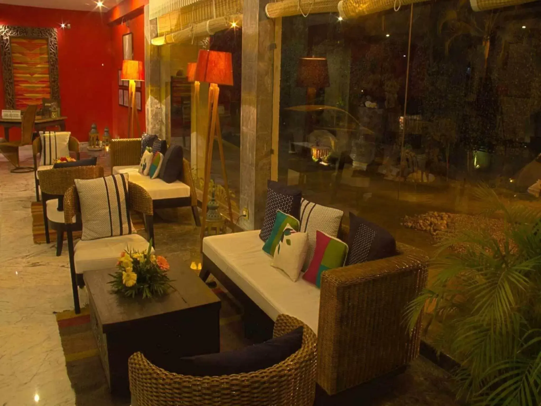 Communal lounge/ TV room in GANGA KINARE- A Riverside Boutique Resort, Rishikesh