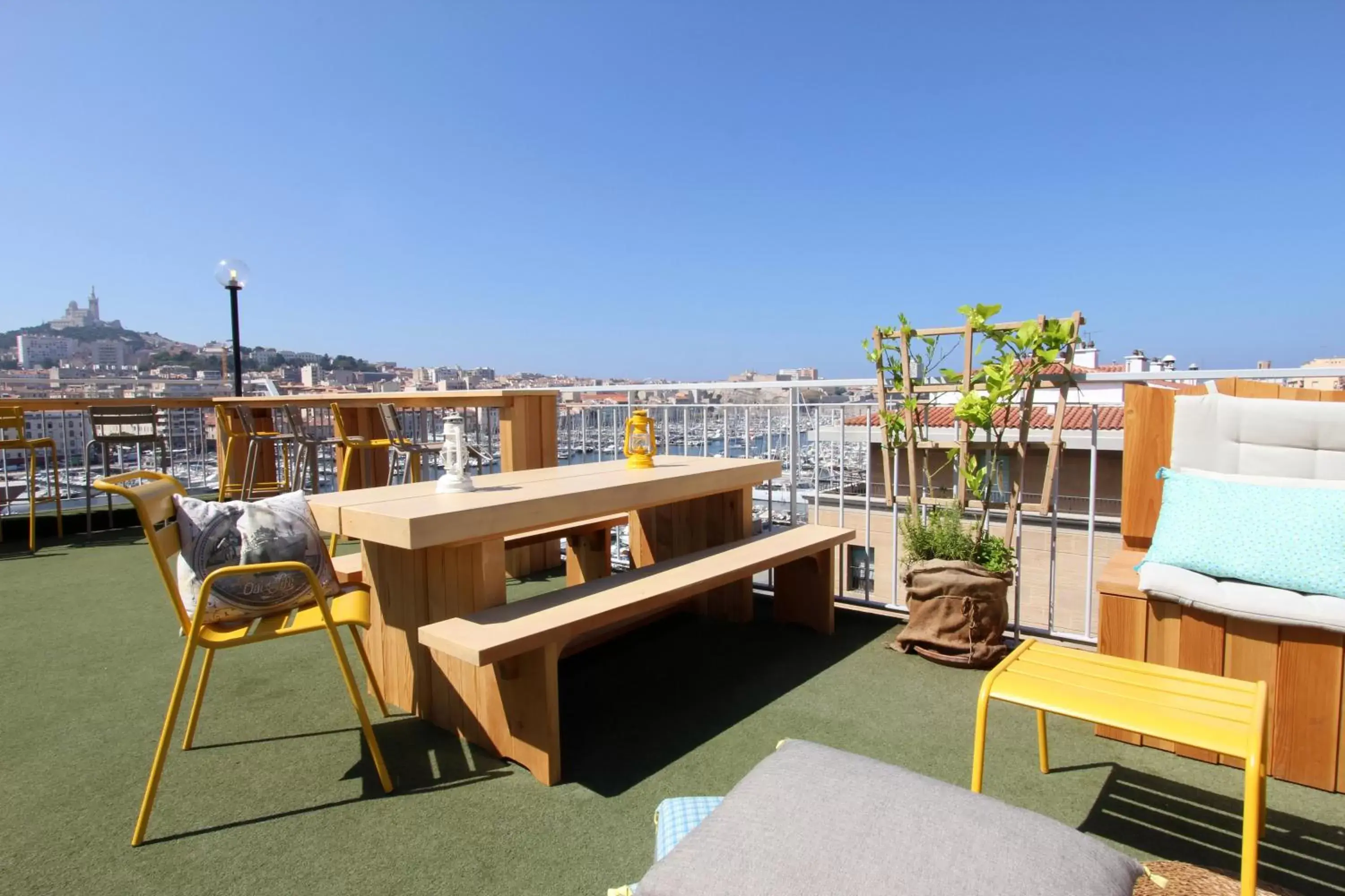 Balcony/Terrace in Hôtel Hermès