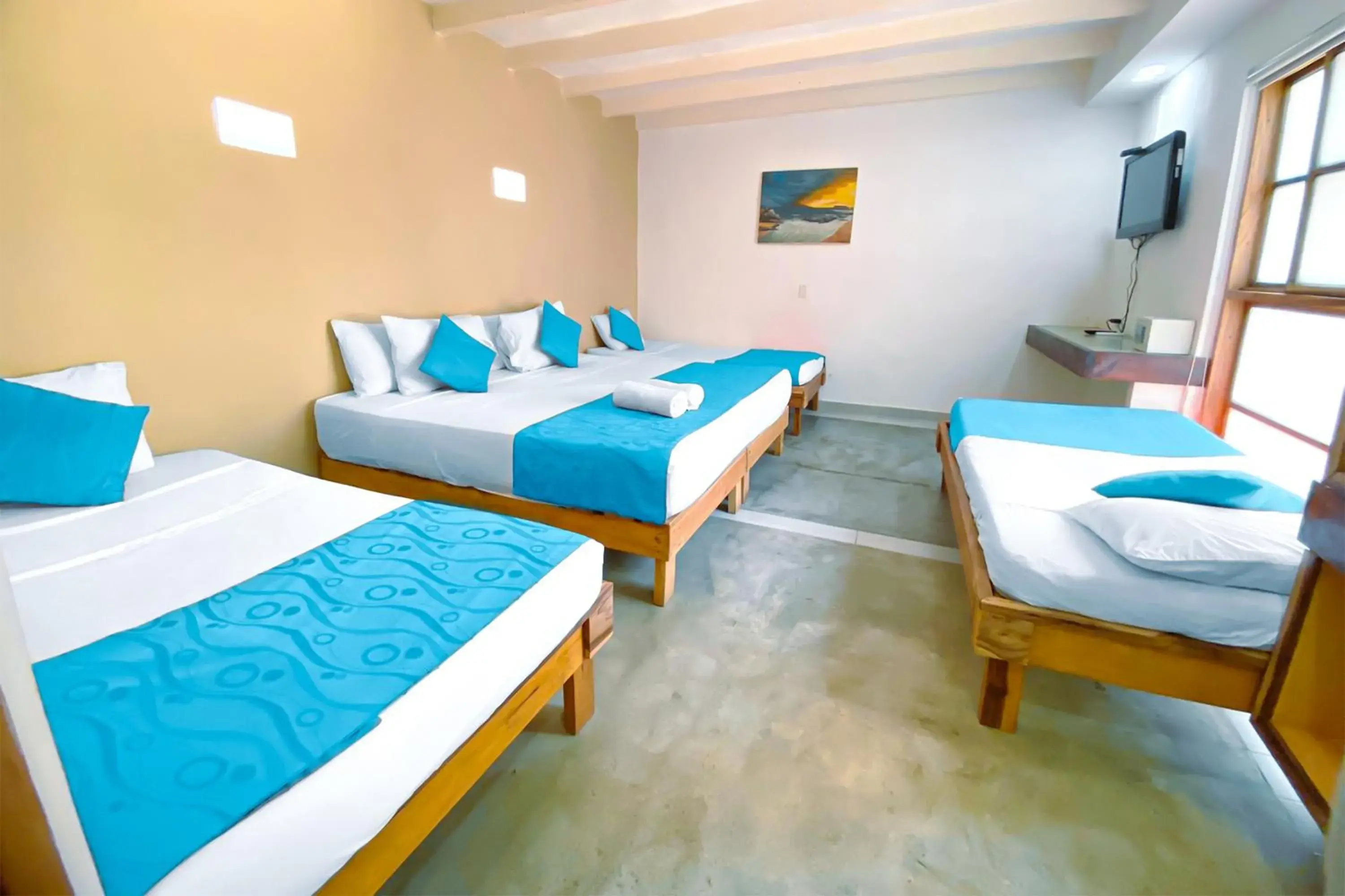 Bed in Hotel Sansiraka