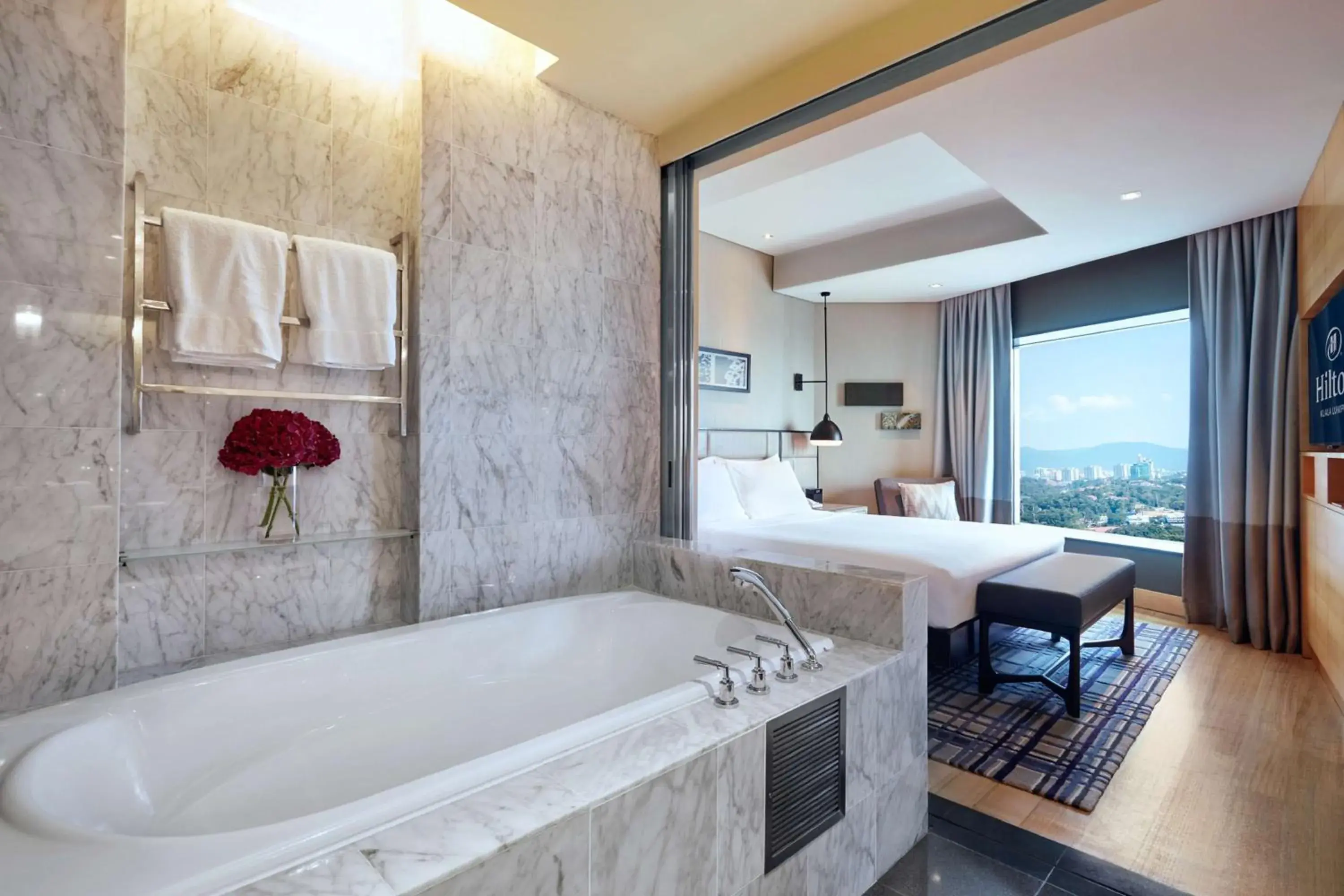 Bathroom in Hilton Kuala Lumpur