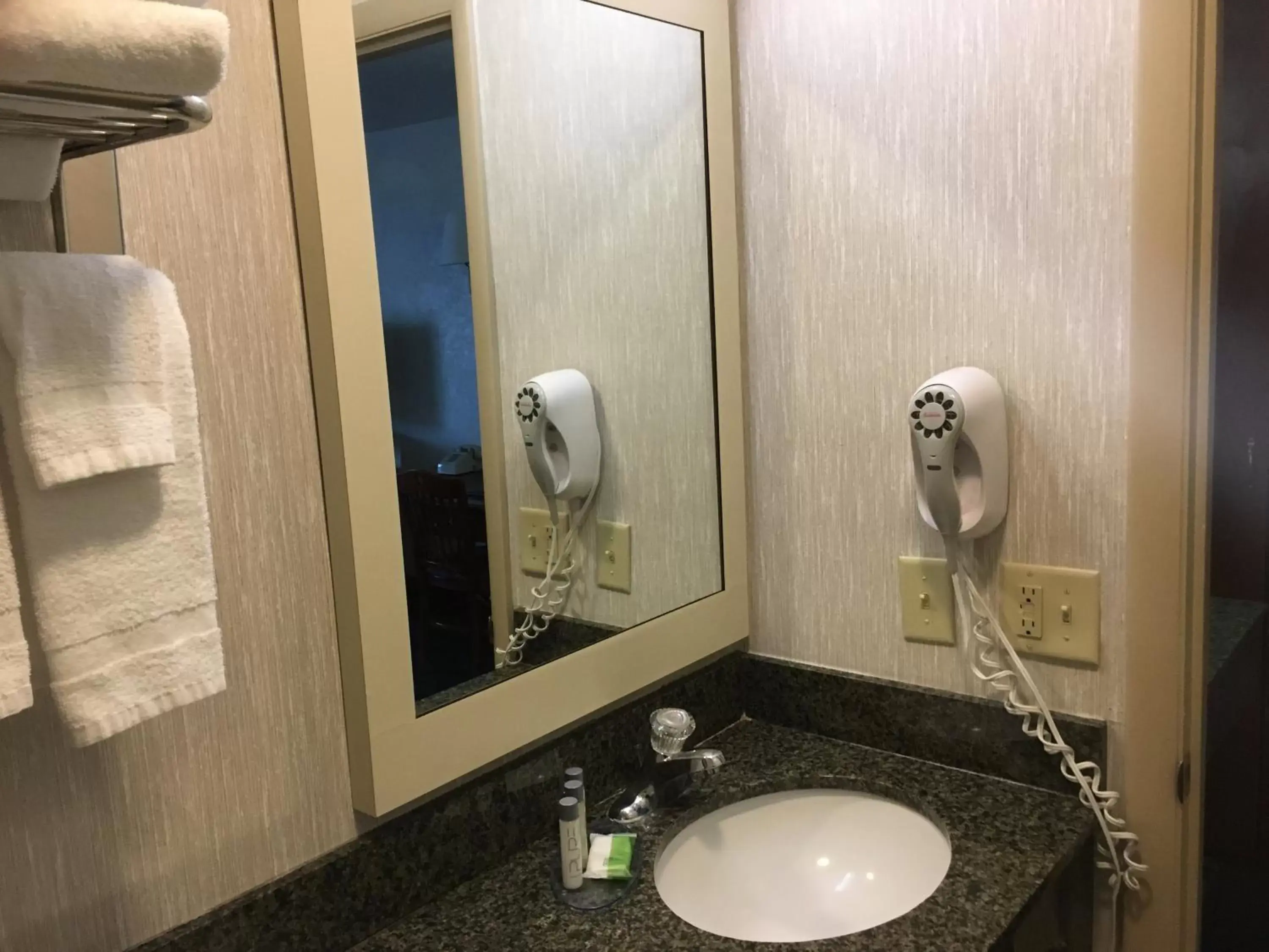 Bathroom in Landmark Motor Inn