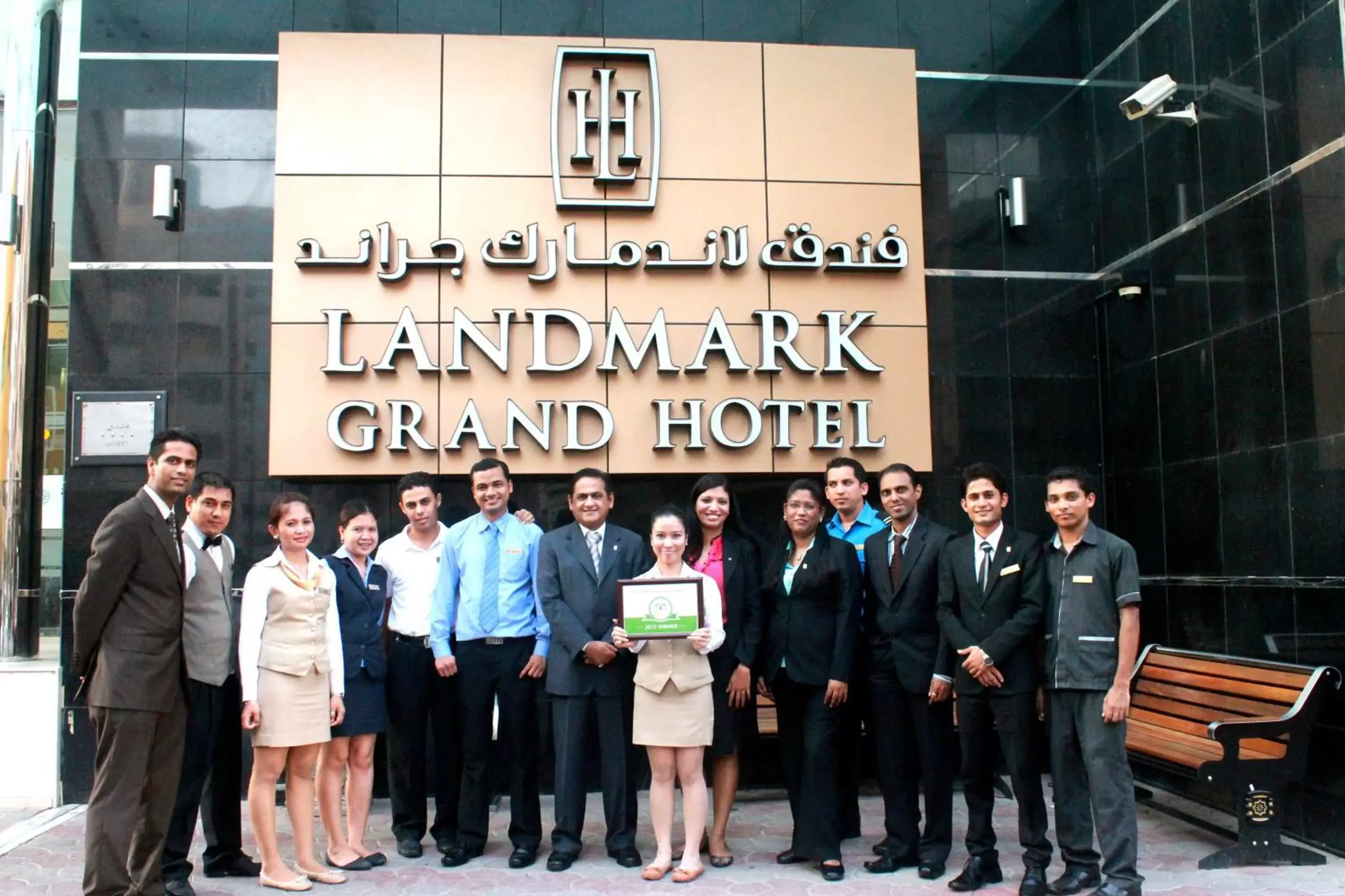 Staff in Landmark Grand Hotel