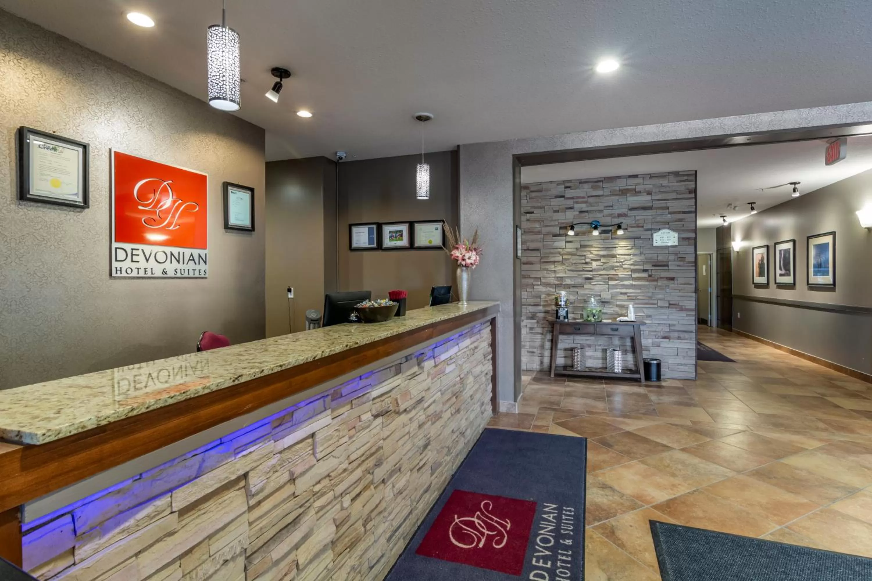 Lobby or reception in Devonian Hotel and Suites