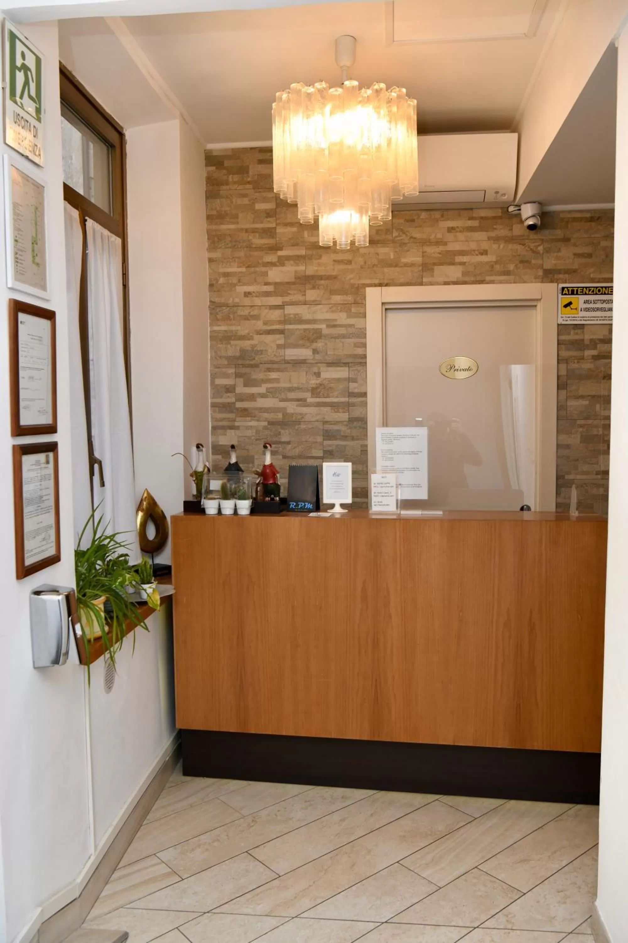 Lobby or reception in Hotel Anacapri