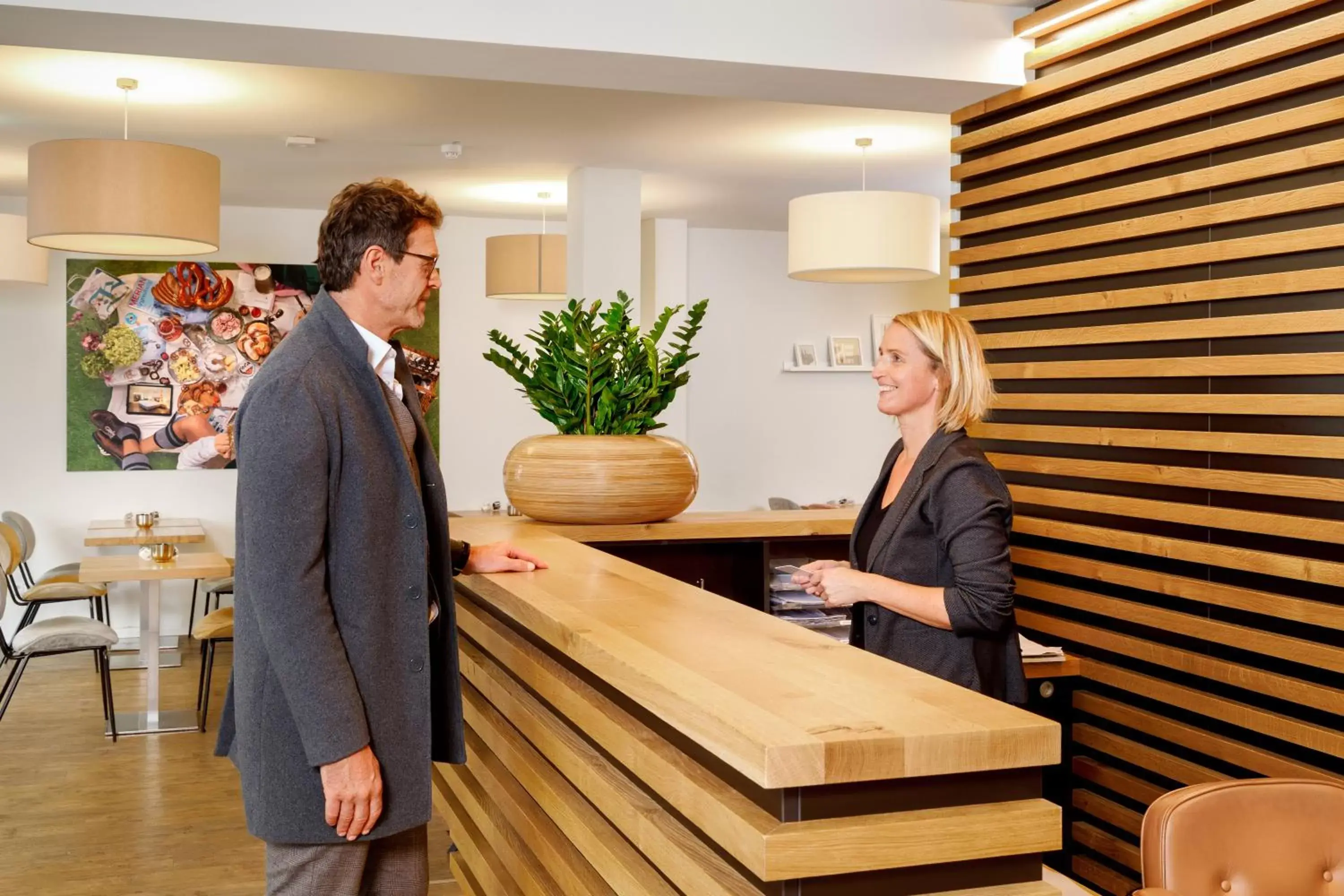 Lobby or reception, Guests in Hotel am Peterstor