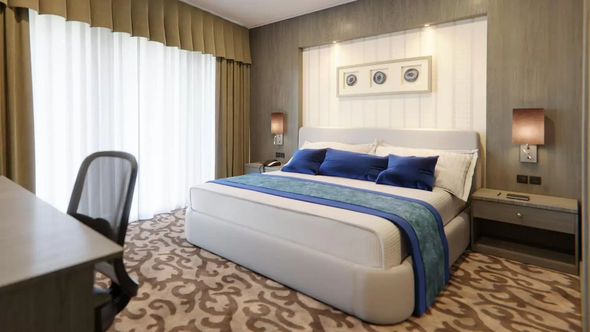 Bed in Al Hamra Hotel Kuwait