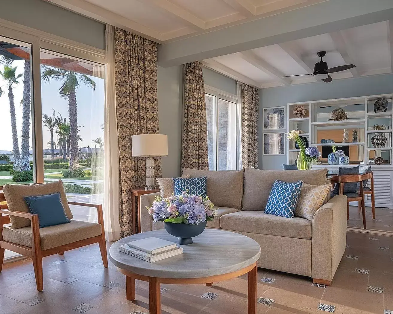 Living room in Four Seasons Hotel Alexandria At San Stefano Living room in Four Seasons Hotel Alexandria At San Stefano