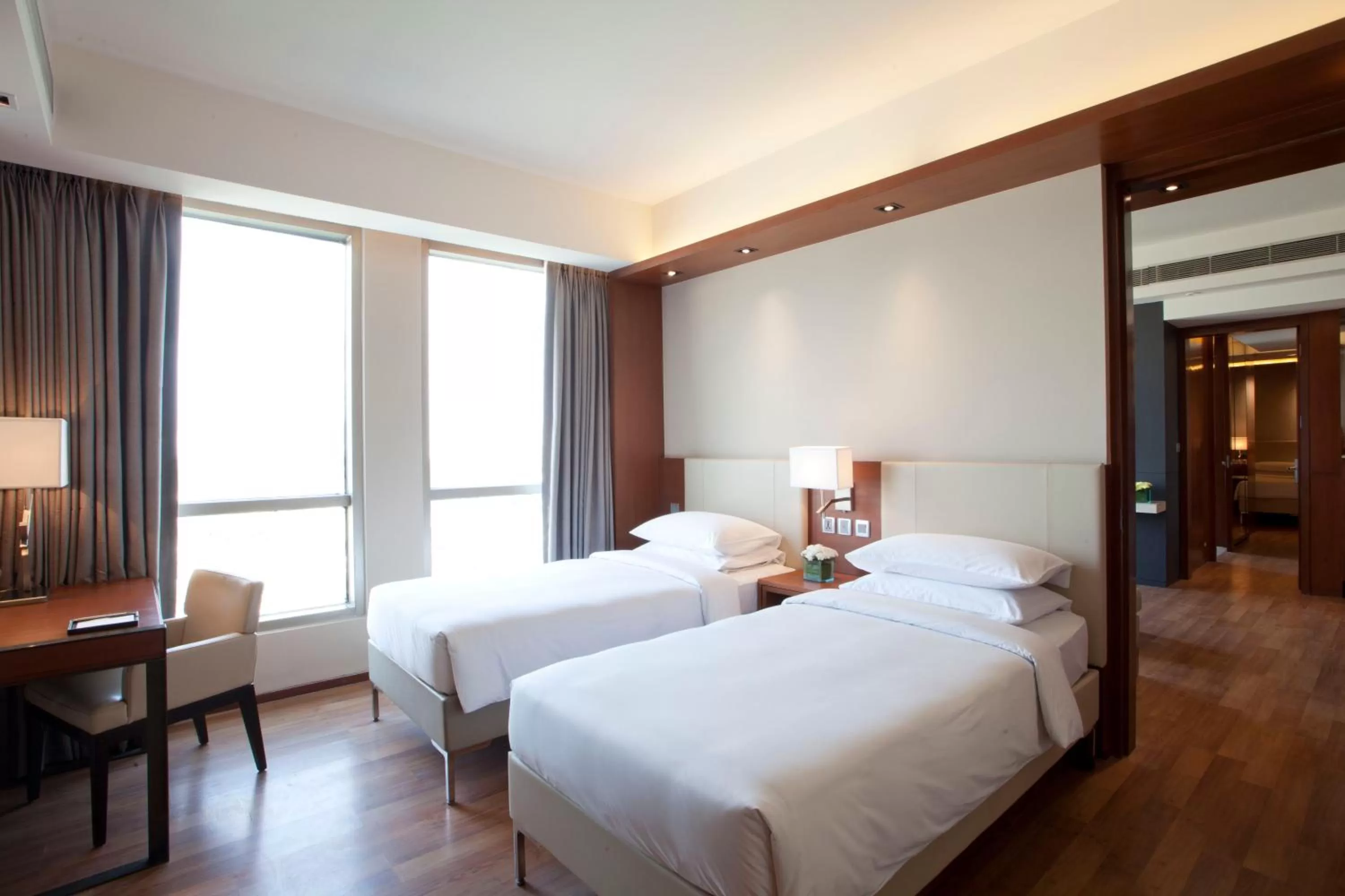 Bed in Hyatt Regency Amritsar Hotel & Spa