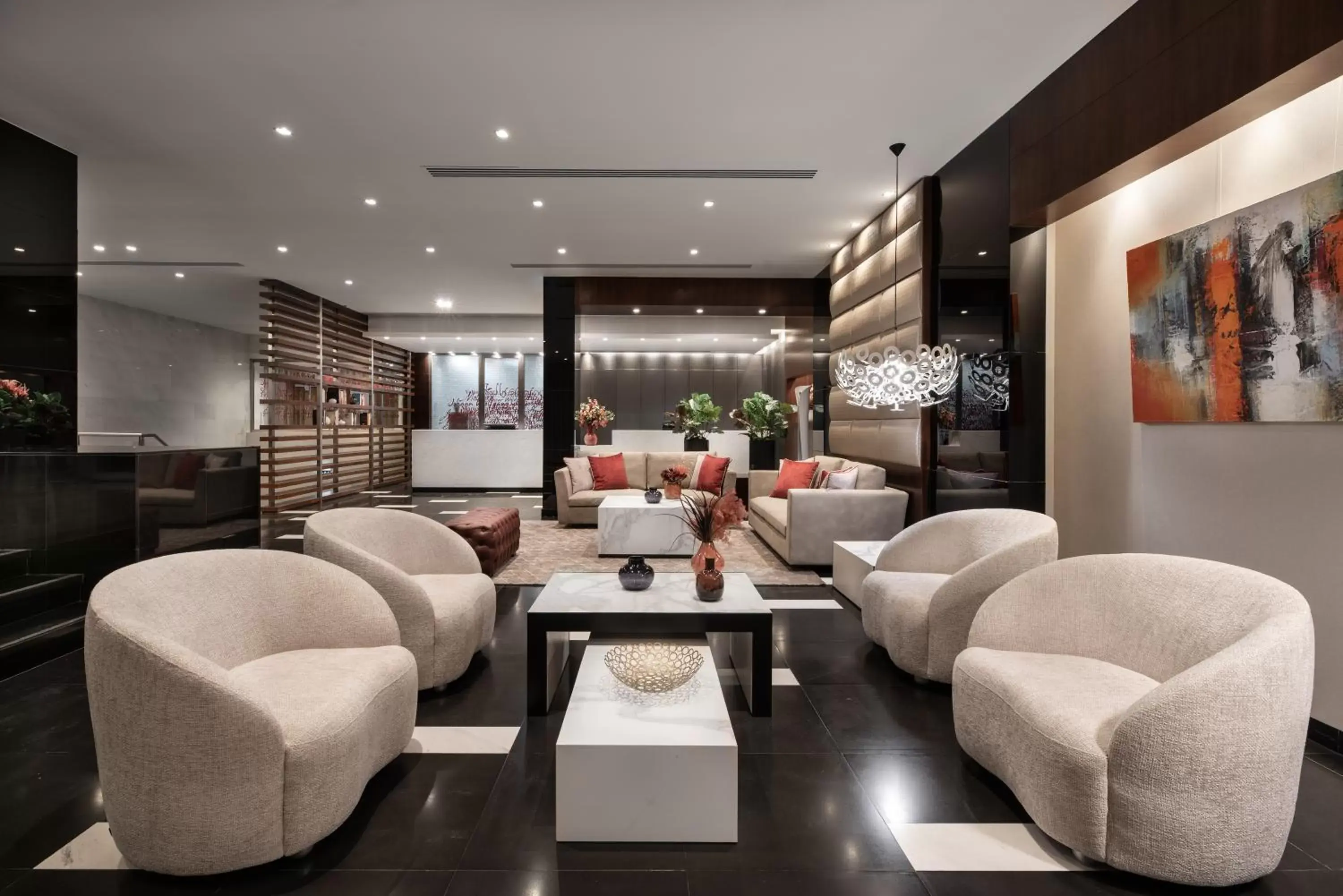 Lobby or reception in Eurostars Das Letras Lobby or reception in Eurostars Das Letras