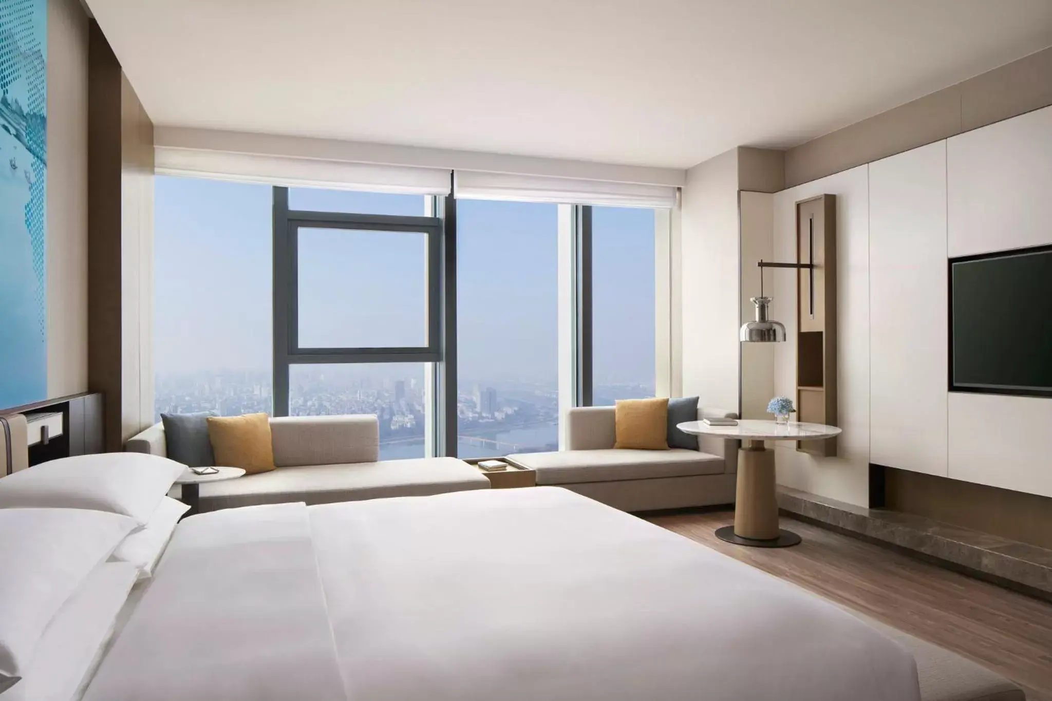 Bedroom in Jinhua Marriott Hotel