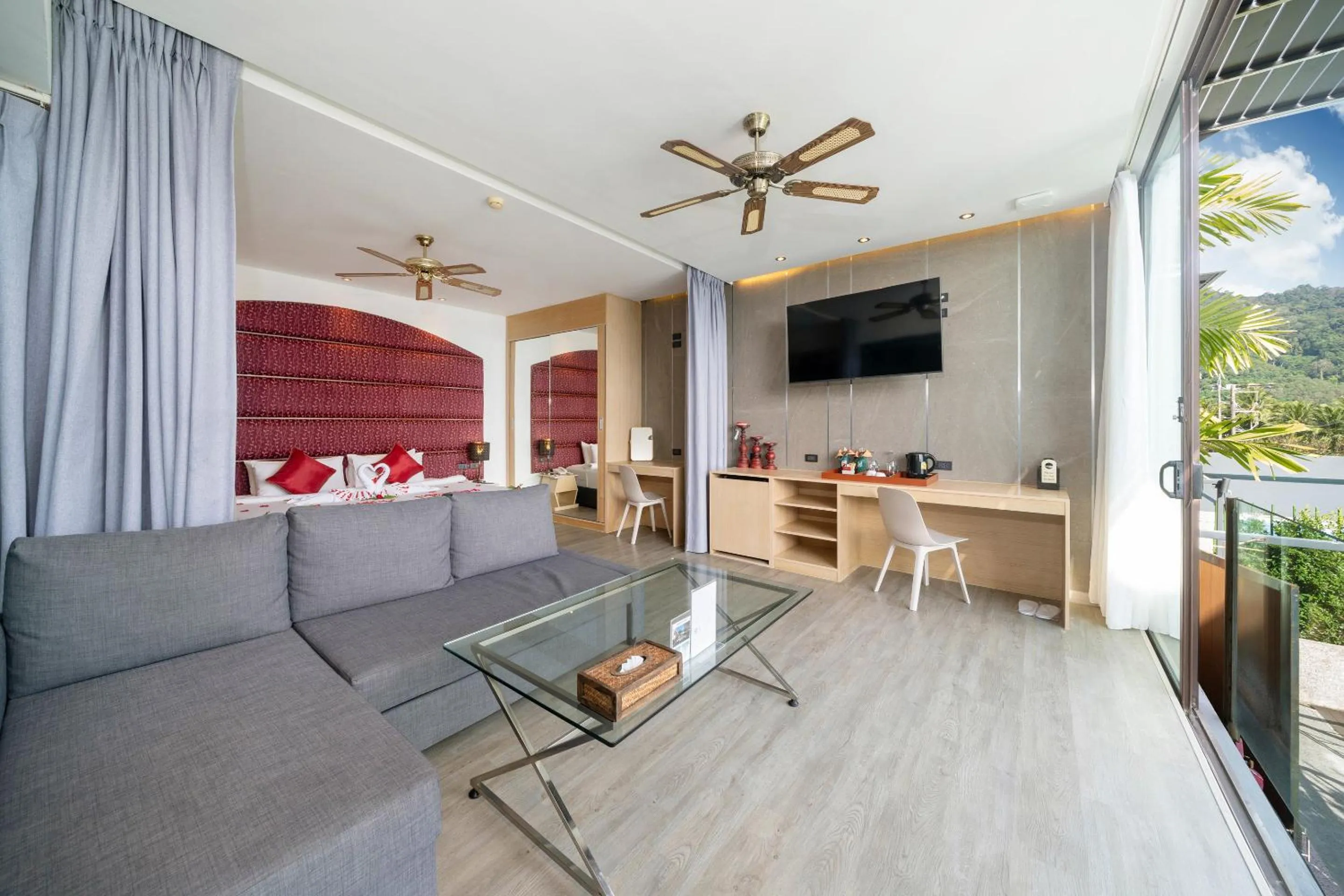 Seating area in IndoChine Resort and Villas