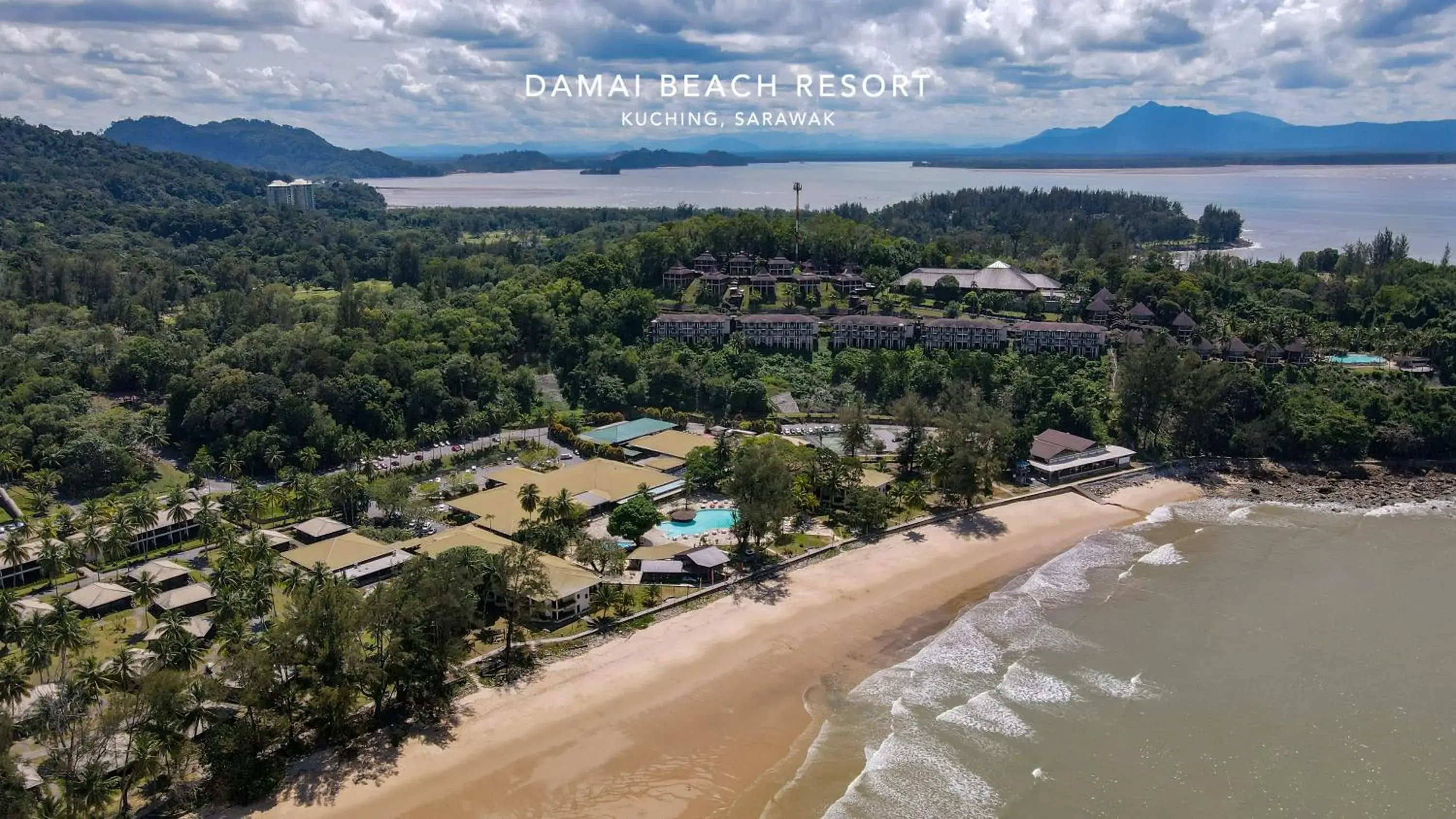 Bird's eye view in Damai Beach Resort Bird's eye view in Damai Beach Resort