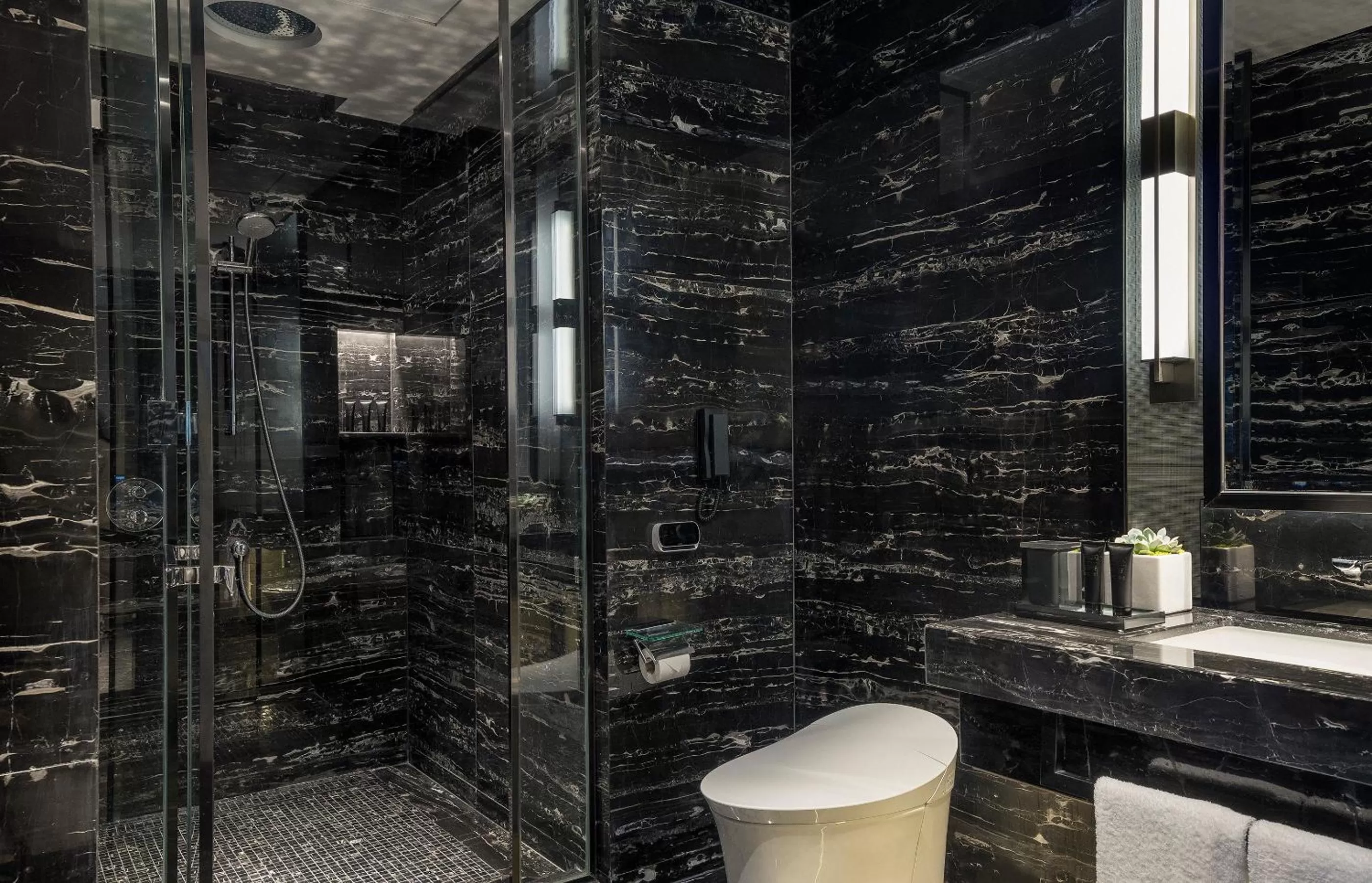 Bathroom in Four Seasons Hotel Kuala Lumpur