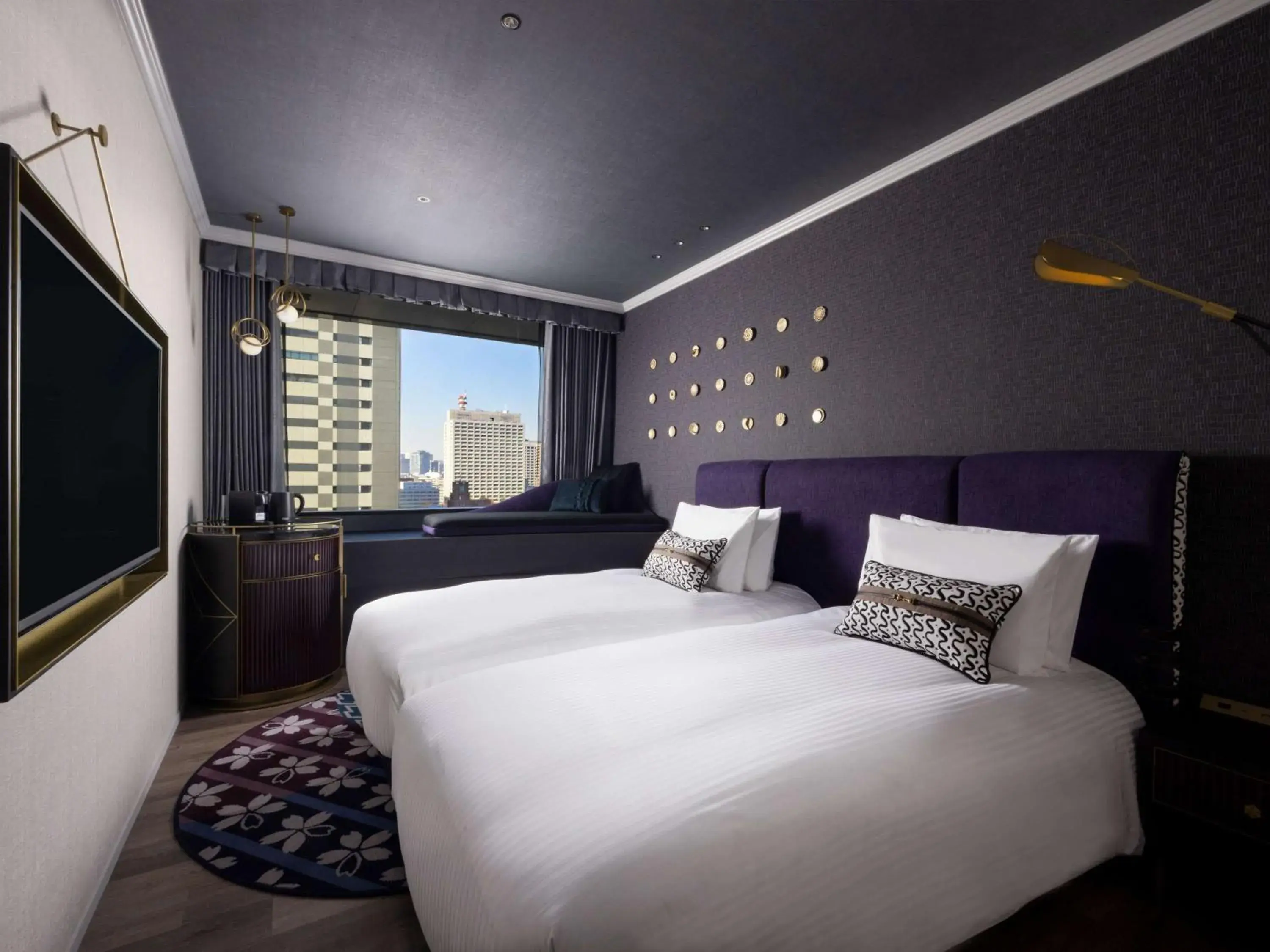 Bedroom, Bed in Dai-ichi Hotel Annex